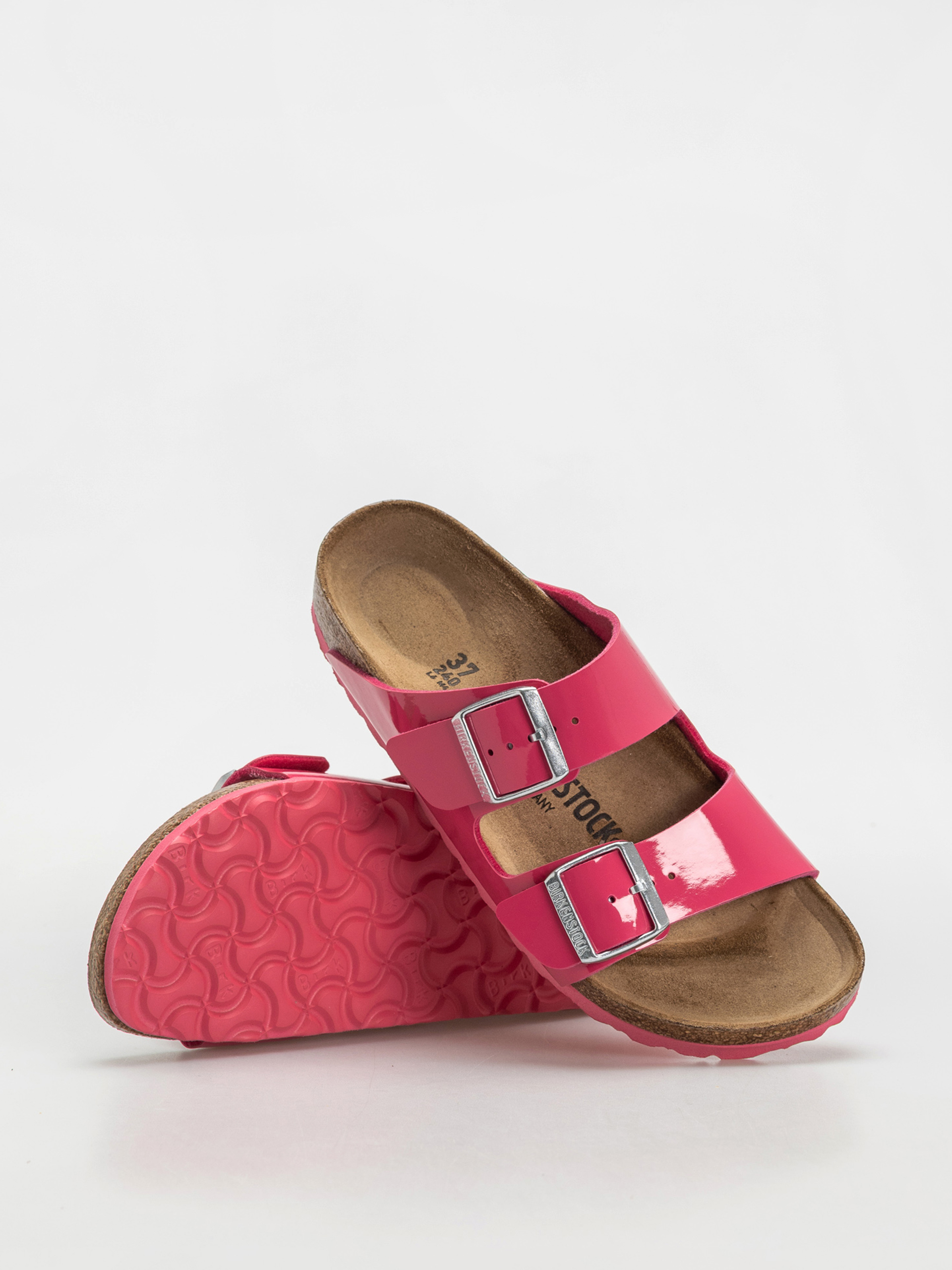 Чехли Birkenstock Arizona Briko Flor Narrow Wmn (patent fuchsia tulip)