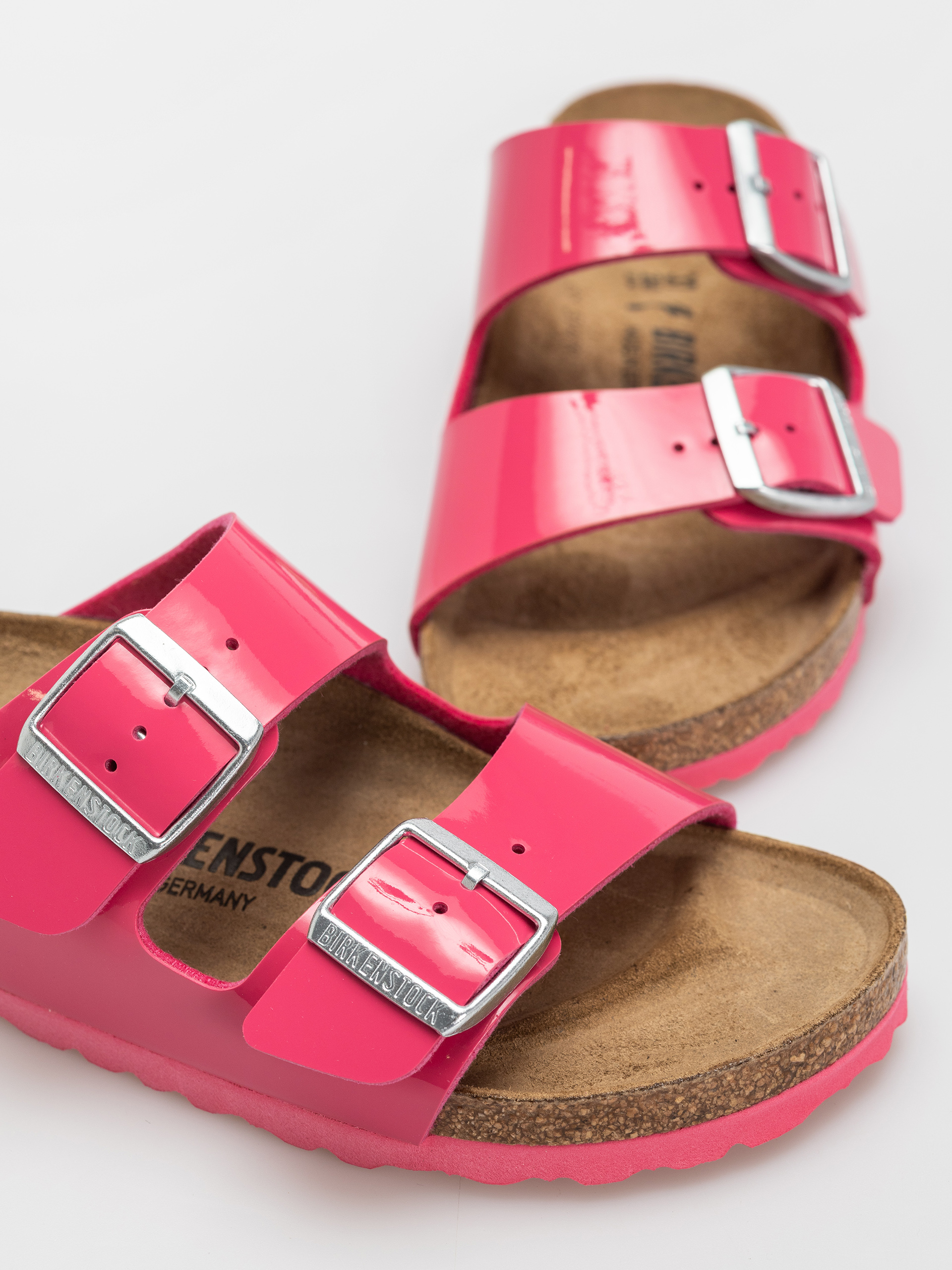 Чехли Birkenstock Arizona Briko Flor Narrow Wmn (patent fuchsia tulip)