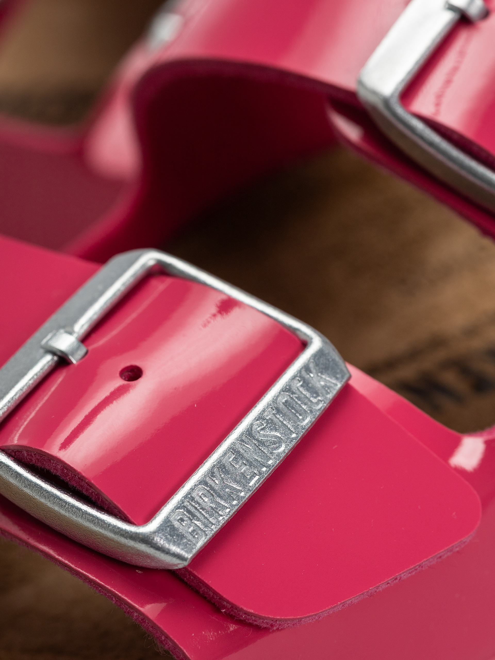 Чехли Birkenstock Arizona Briko Flor Narrow Wmn (patent fuchsia tulip)