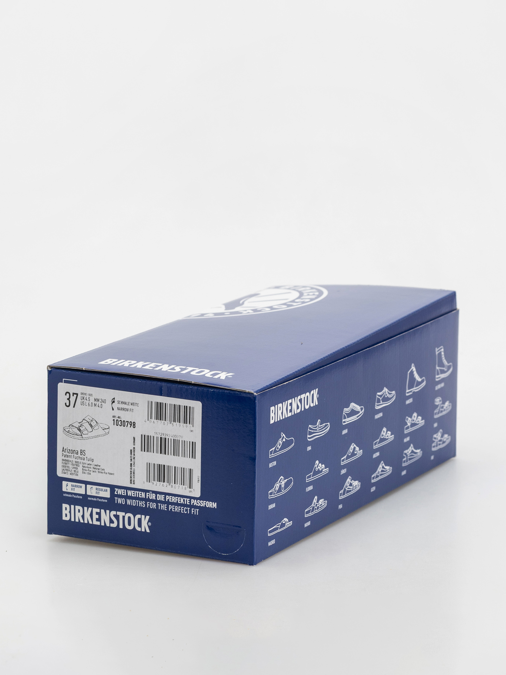 Чехли Birkenstock Arizona Briko Flor Narrow Wmn (patent fuchsia tulip)