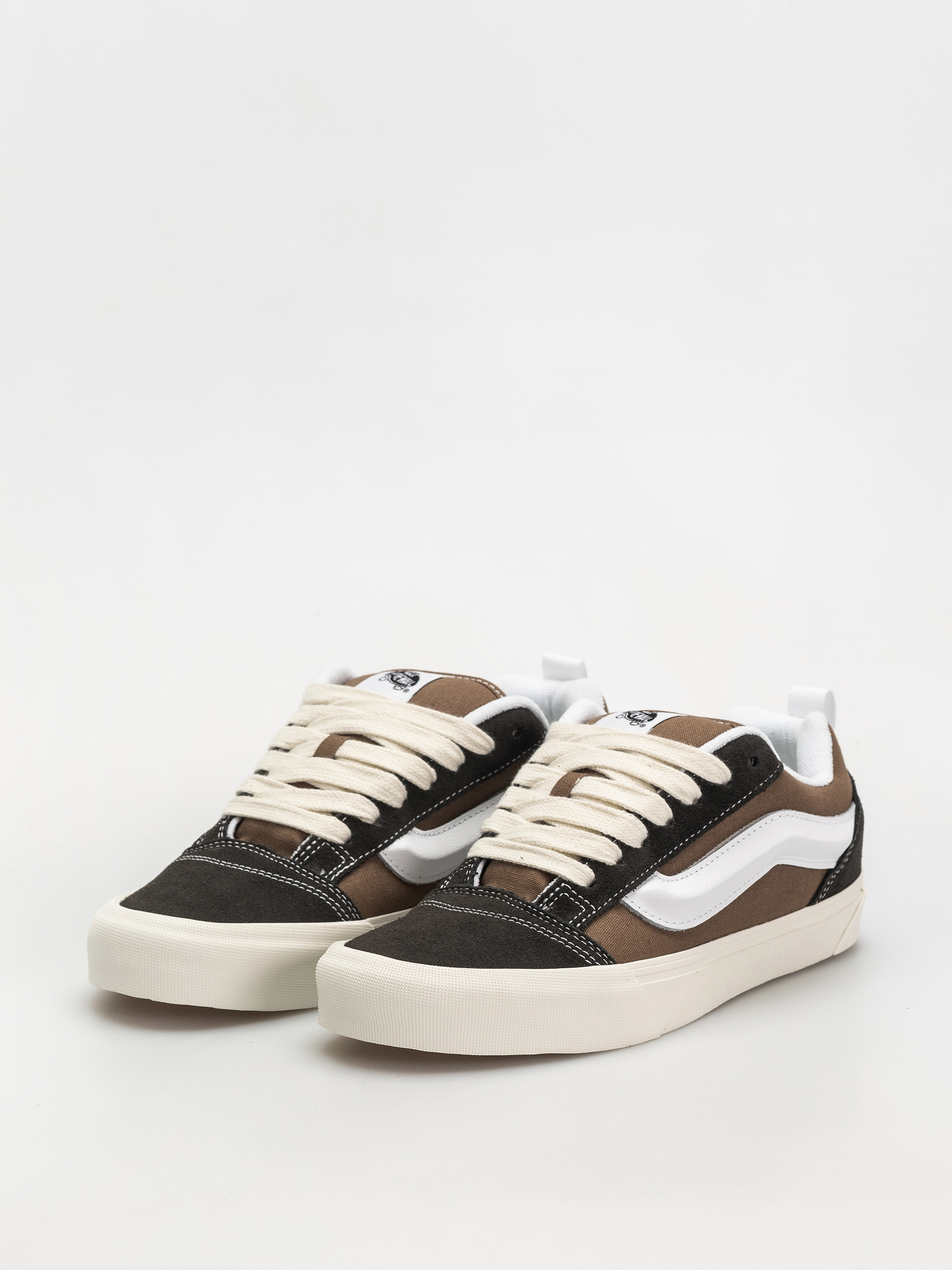 Обувки Vans Knu Skool (color blocking brown/brown)