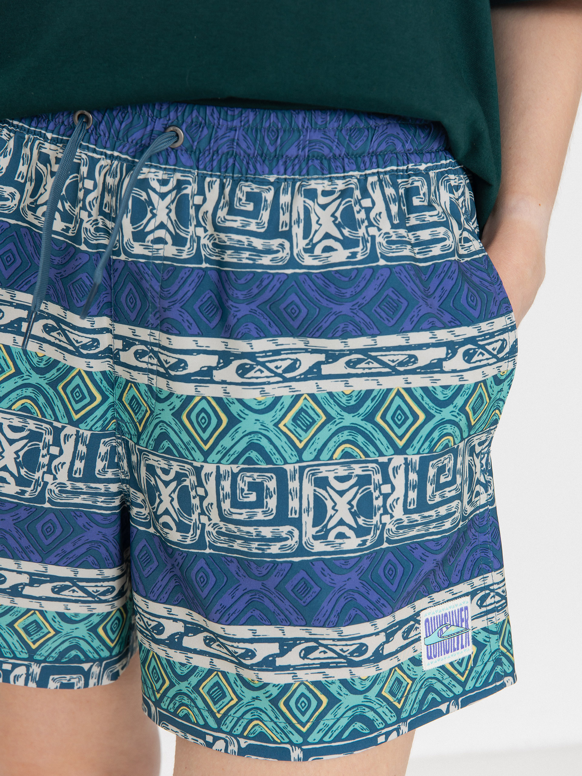 Къси панталони Quiksilver Surfsilk Volley Wmn (global heat dusted peri)