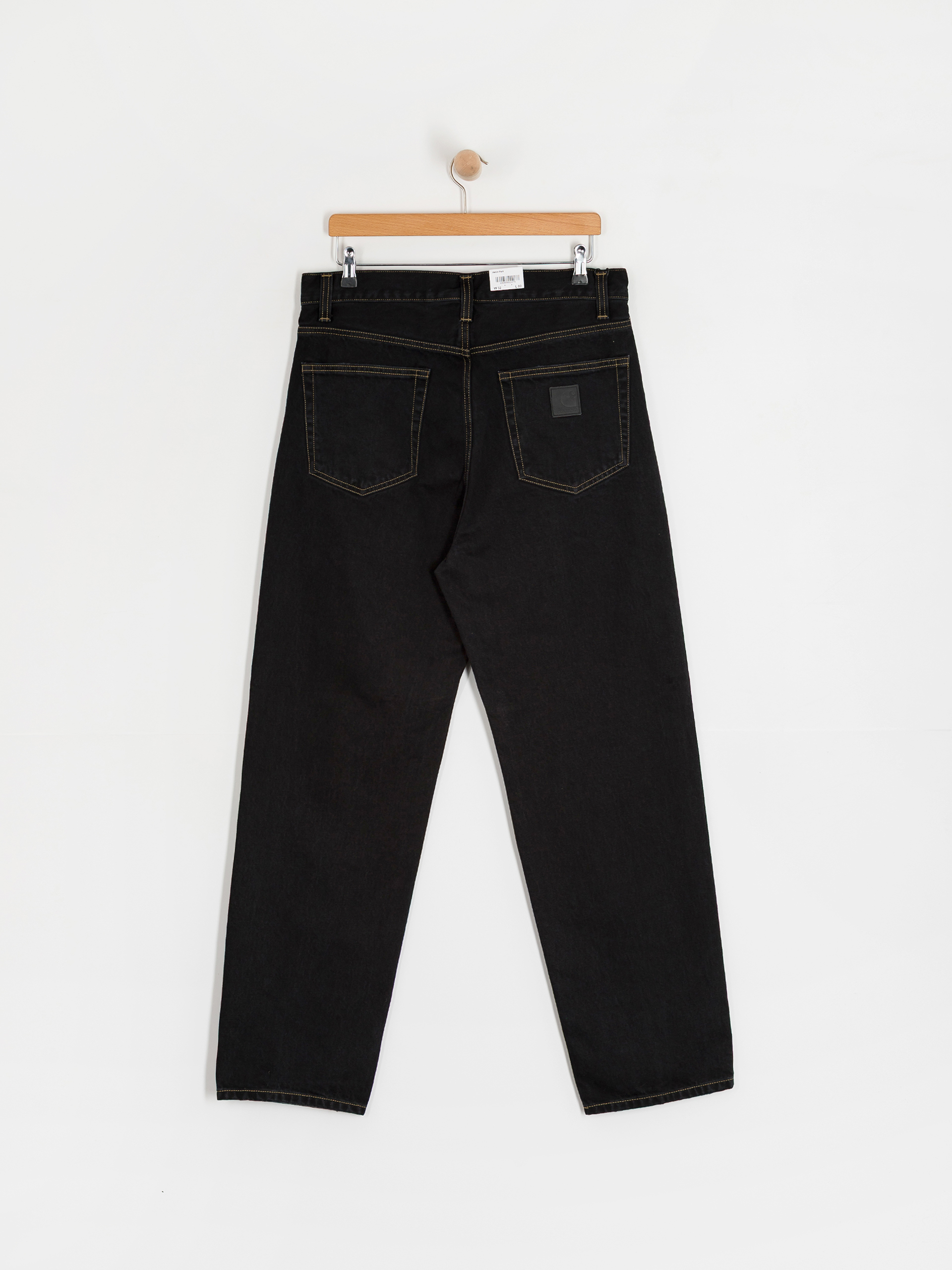 Панталони Carhartt WIP Aaron (black/stone washed)