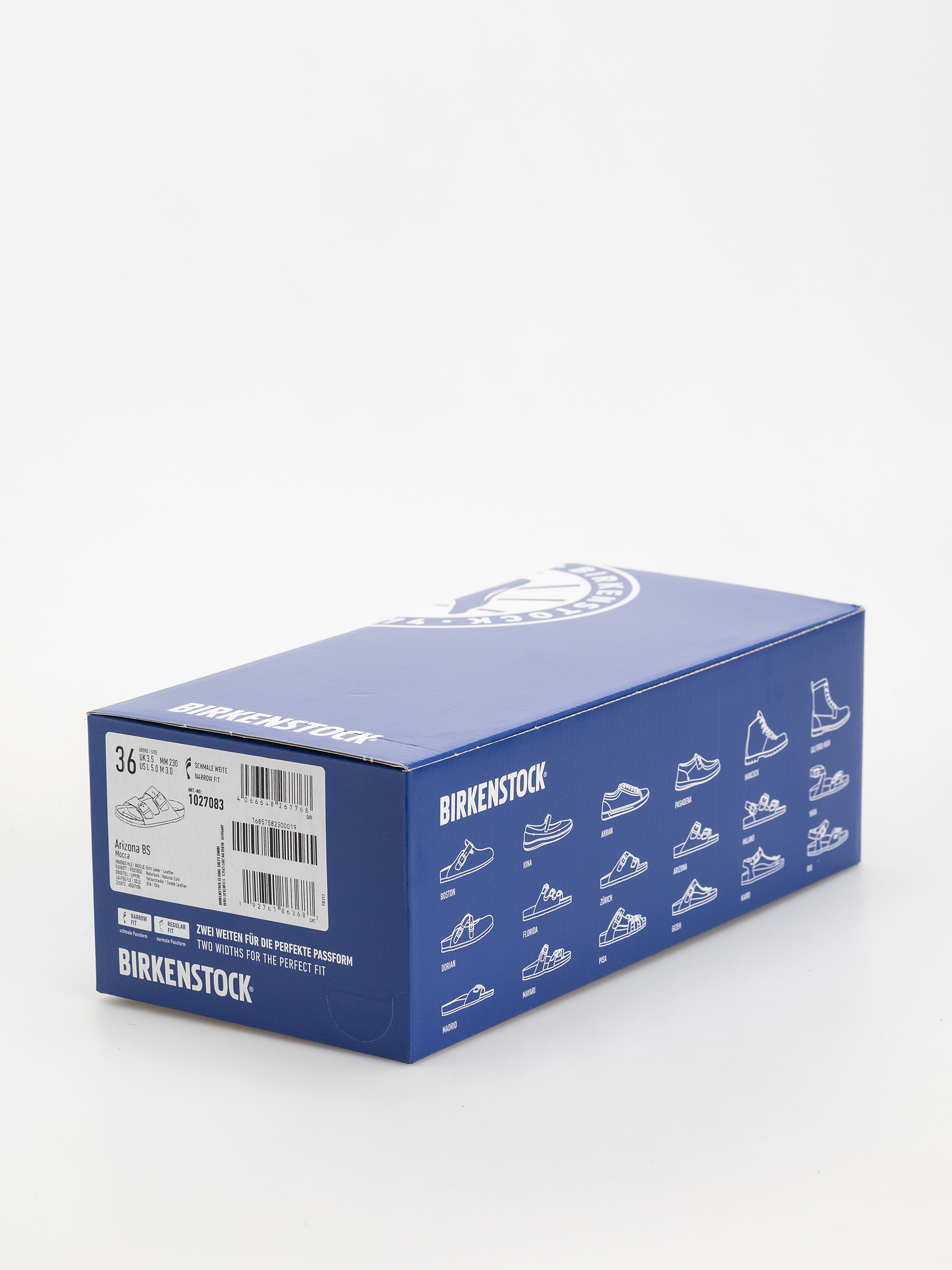 Чехли Birkenstock Arizona Suede Leather Narrow Wmn (mocca)