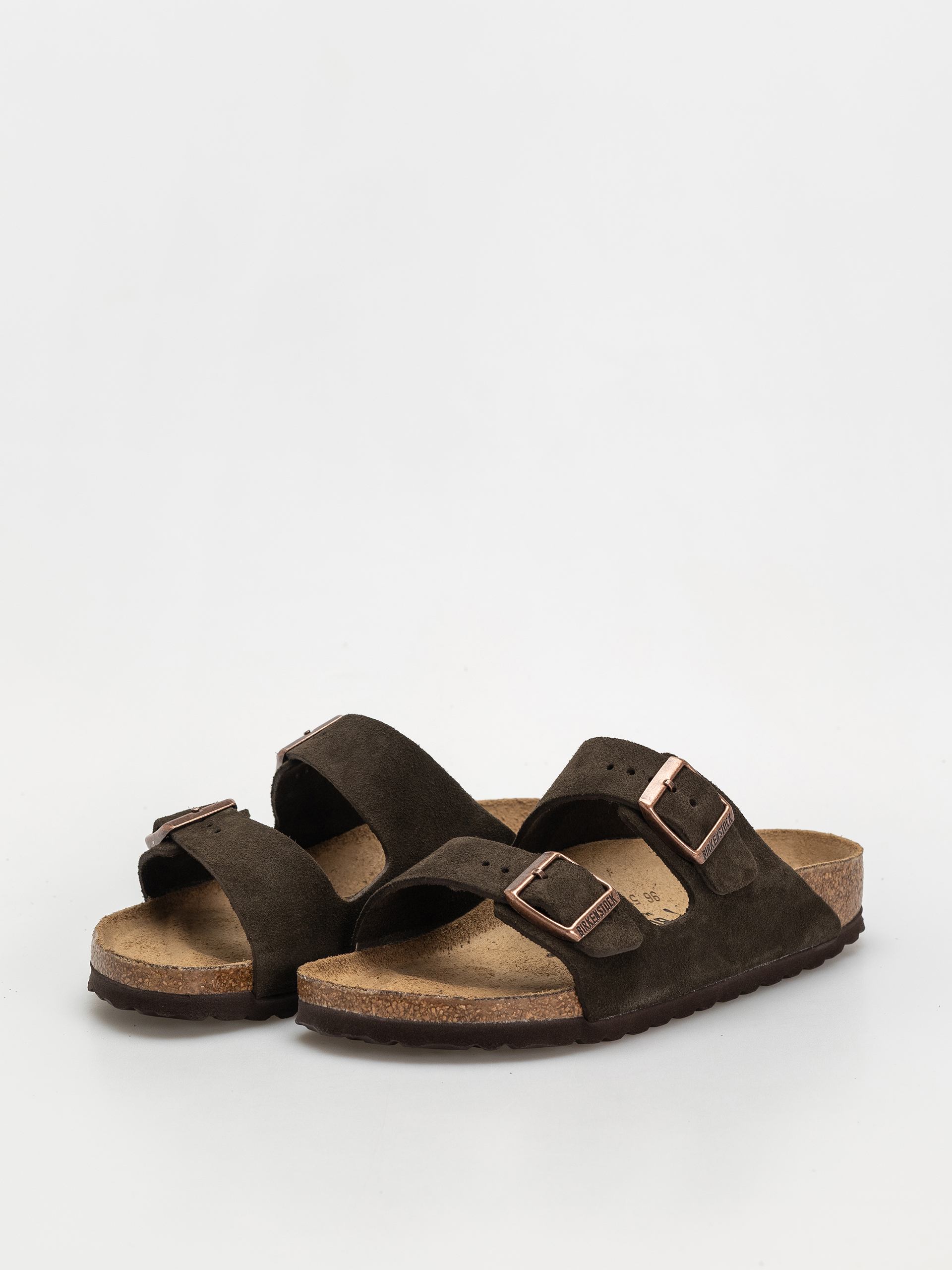 Чехли Birkenstock Arizona Suede Leather Narrow Wmn (mocca)