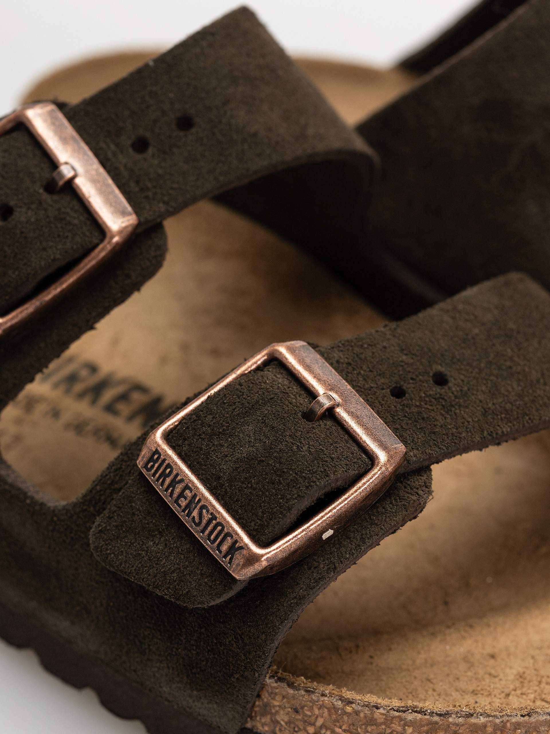 Чехли Birkenstock Arizona Suede Leather Narrow Wmn (mocca)