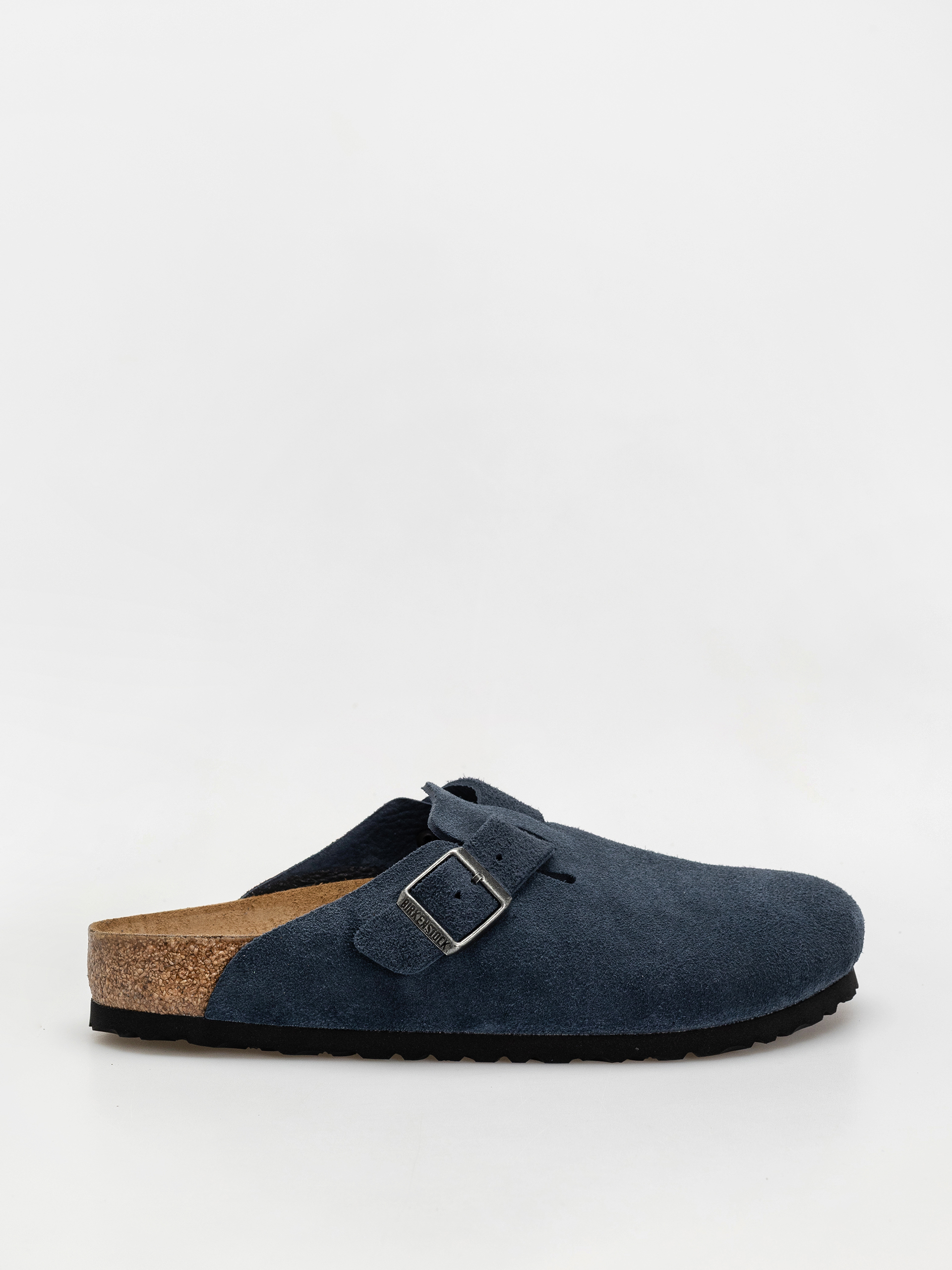 Чехли Birkenstock Boston Suede Leather Regular (new navy)
