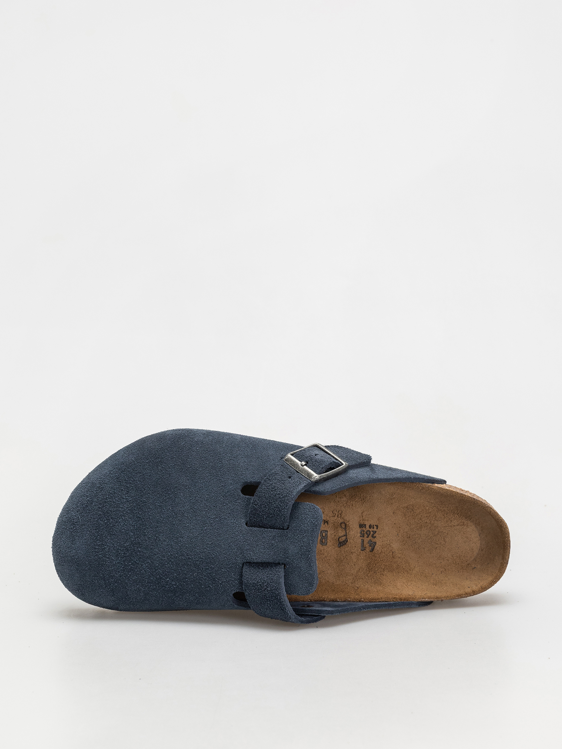 Чехли Birkenstock Boston Suede Leather Regular (new navy)