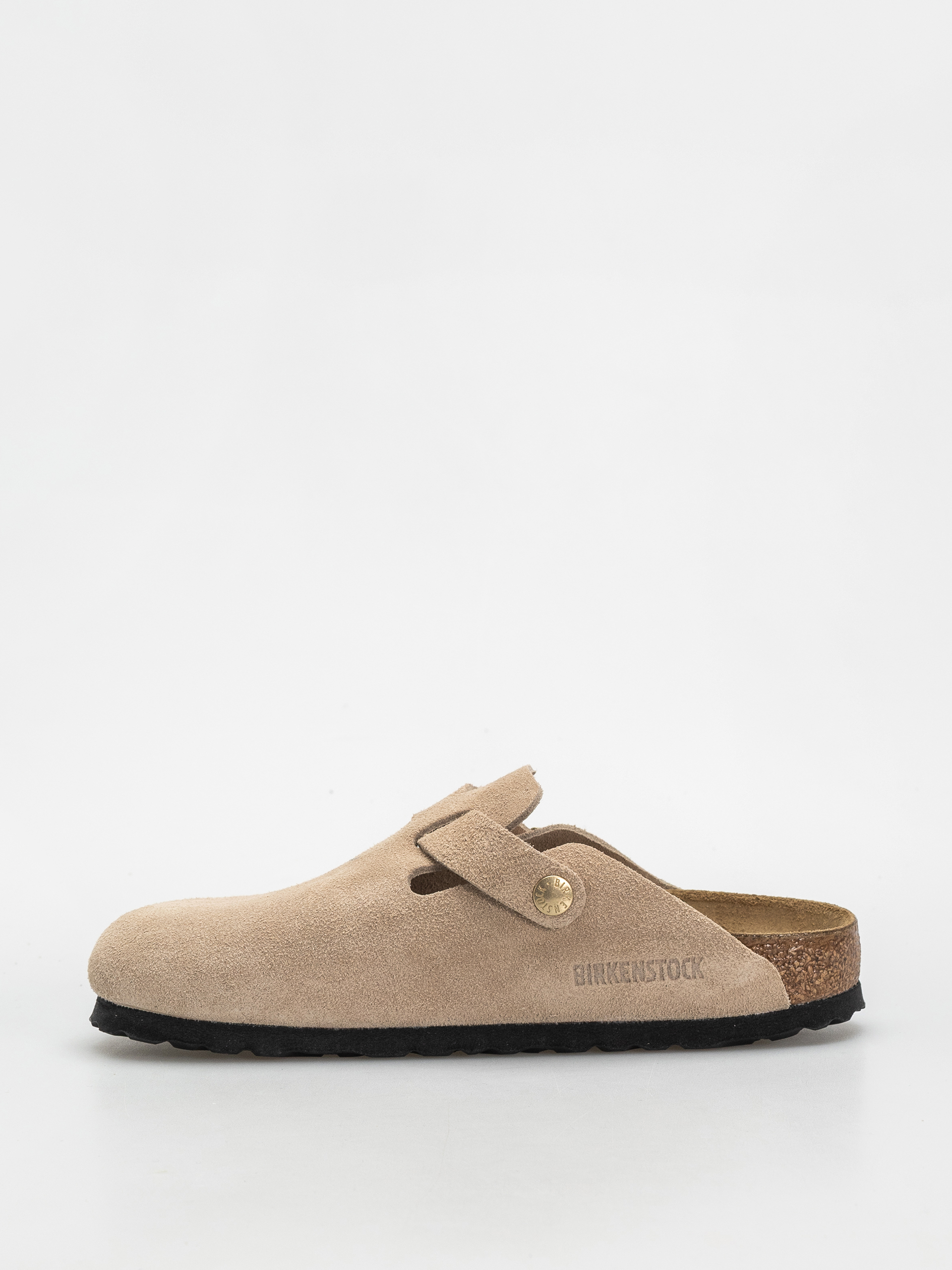 Чехли Birkenstock Boston Suede Leather Narrow Wmn (sandcastle)