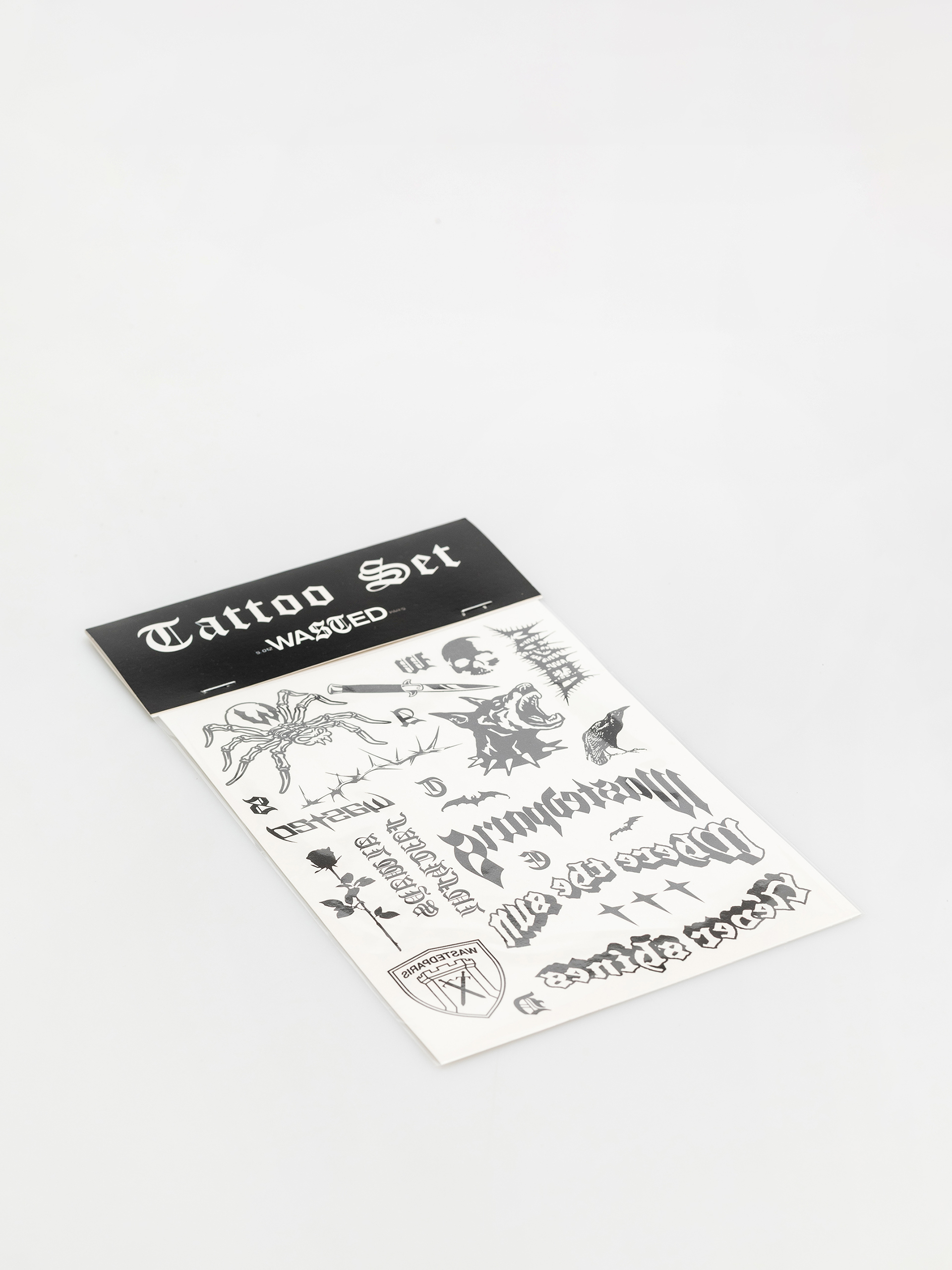 Wasted Paris City Tattoo Set (black)