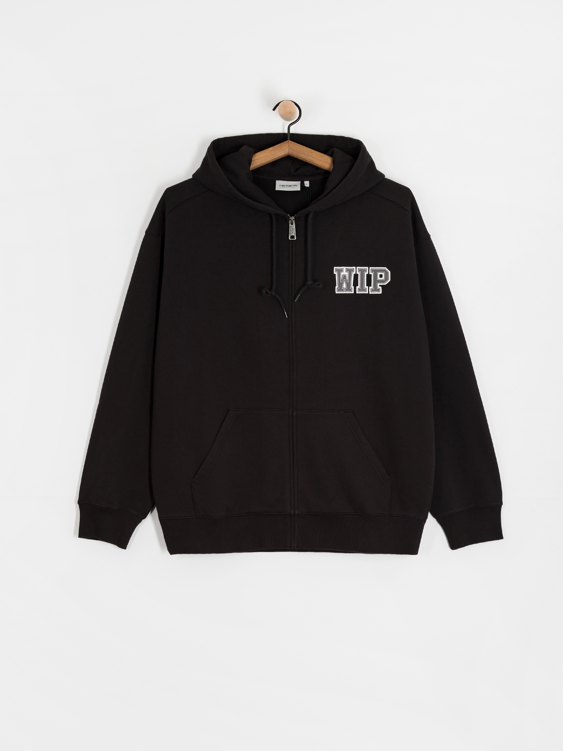 Суитшърт с качулка Carhartt WIP Mini Wip ZHD (black/stone washed)