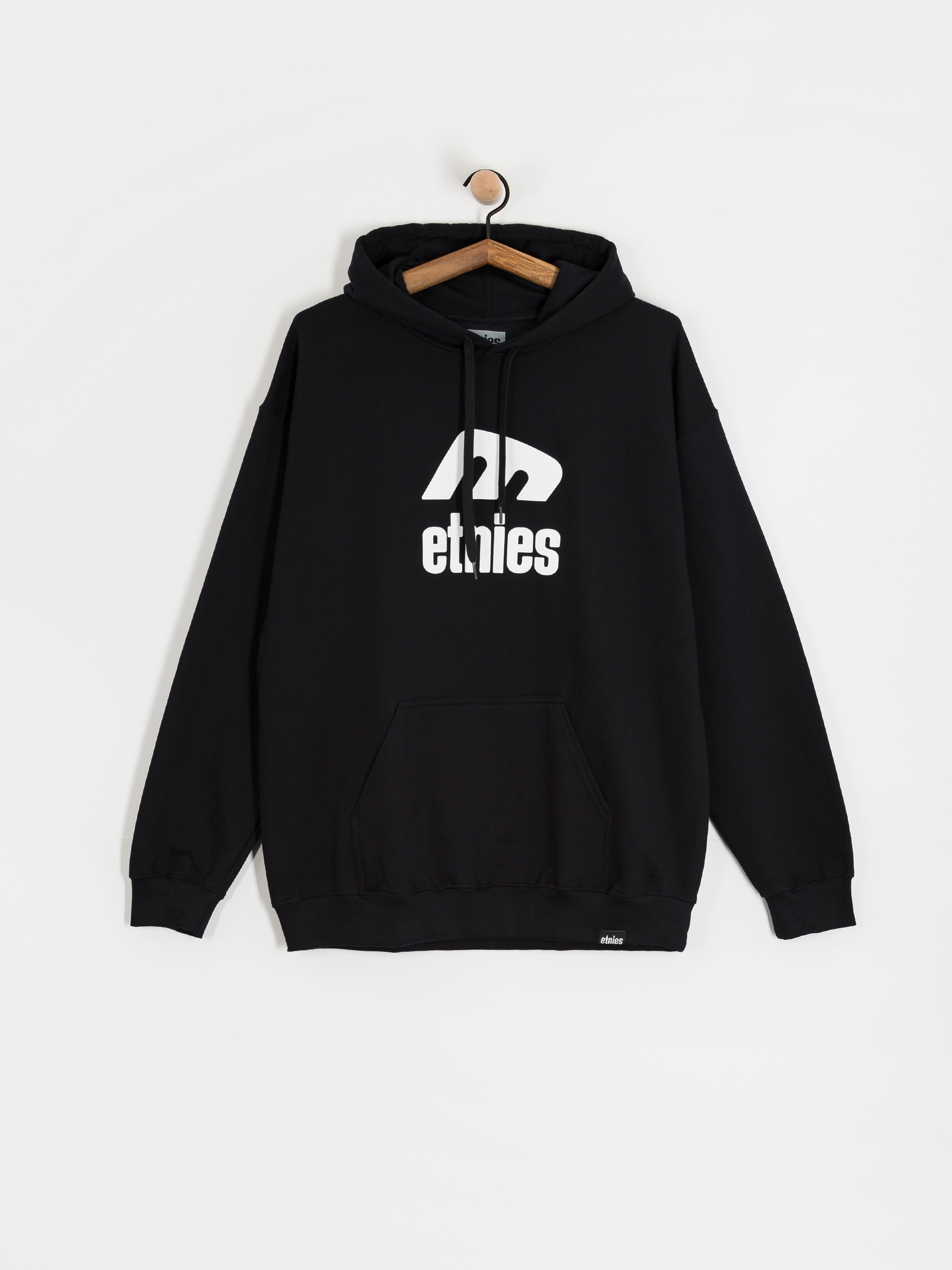 Суитшърт с качулка Etnies Icon E HD (black/white)