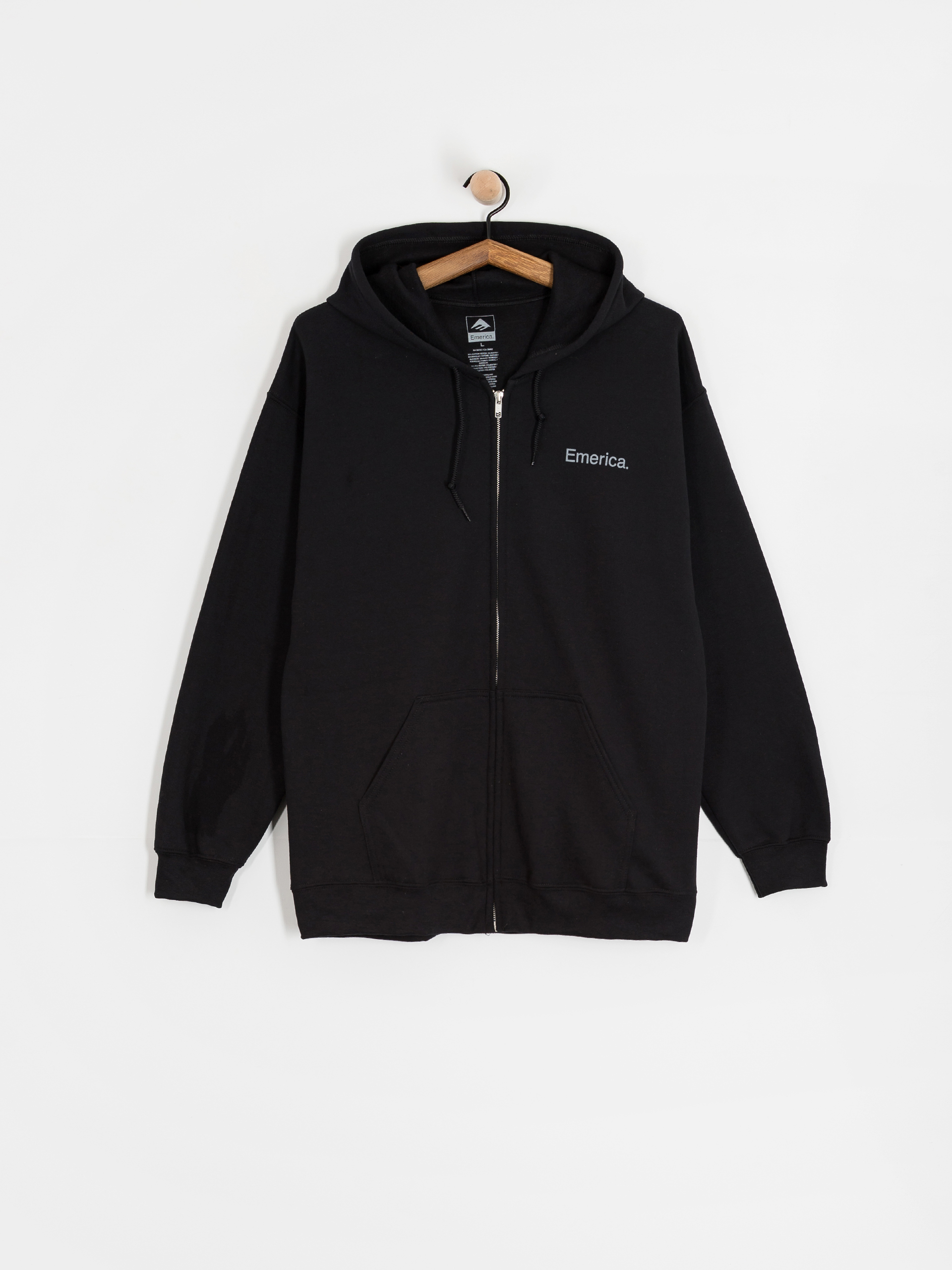 Суитшърт с качулка Emerica Pure ZHD (black)
