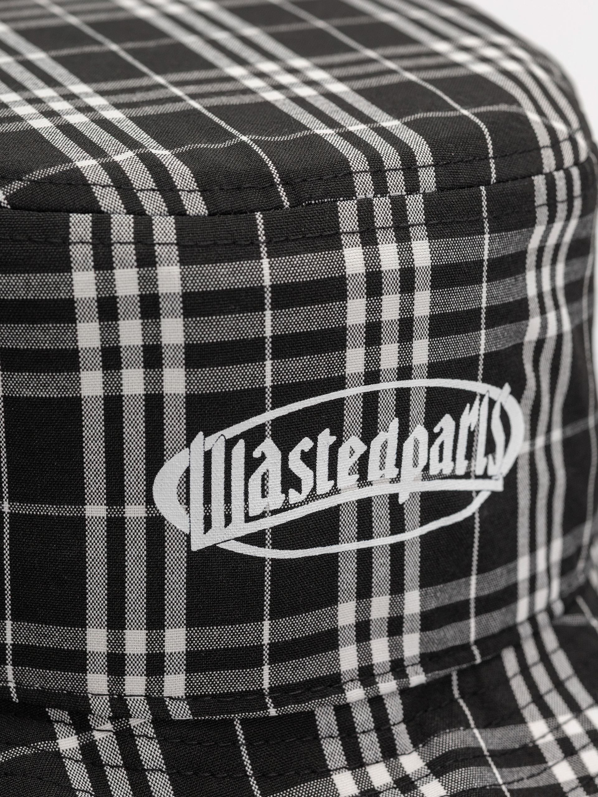 Шапка с козирка Wasted Paris Yard Tartan Safari Hat (black/white)