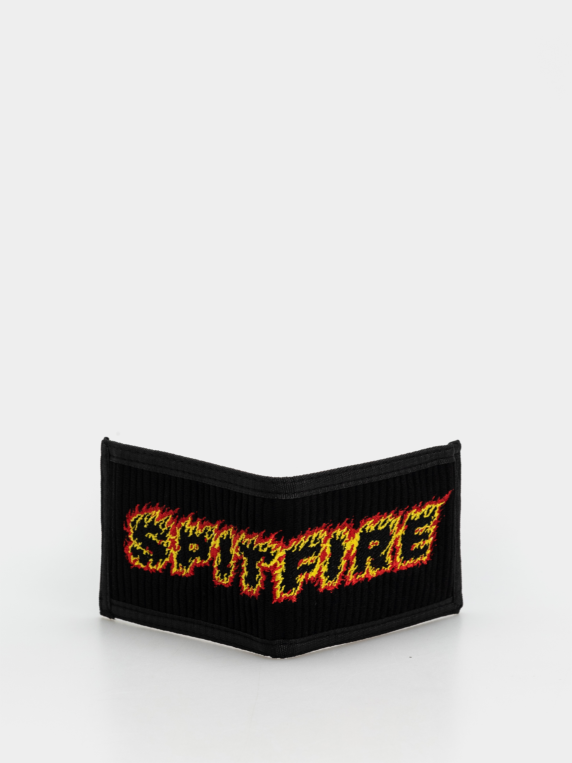 Портмоне Spitfire Flames Script (black)