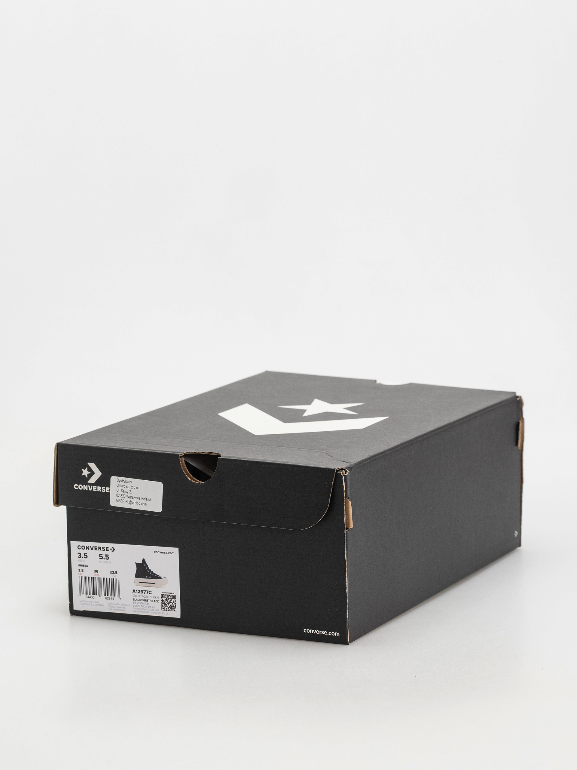 Кецове Converse Chuck Taylor All Star Lift Double Stack (black)