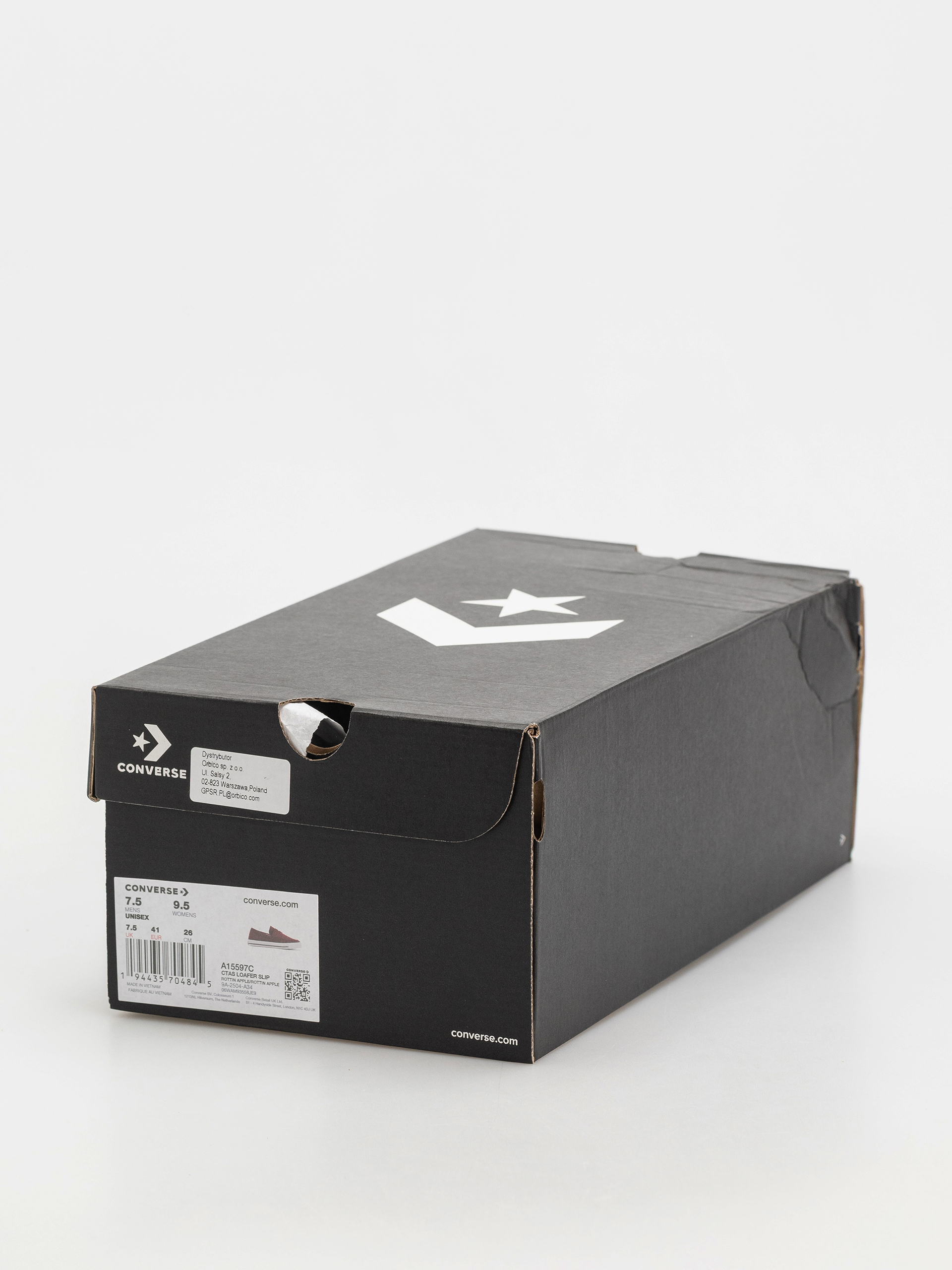 Обувки Converse Chuck Taylor All Star Loafer (maroon)