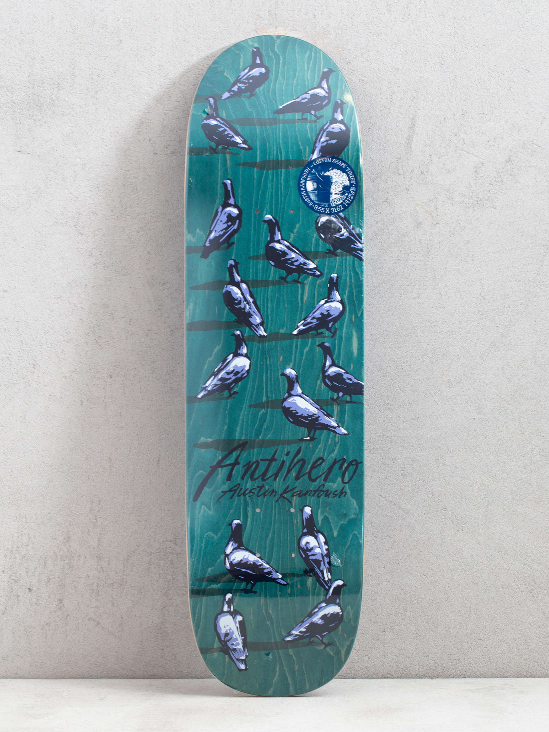 Дъска Antihero Kanfoush Down Pigeon Custom (green)