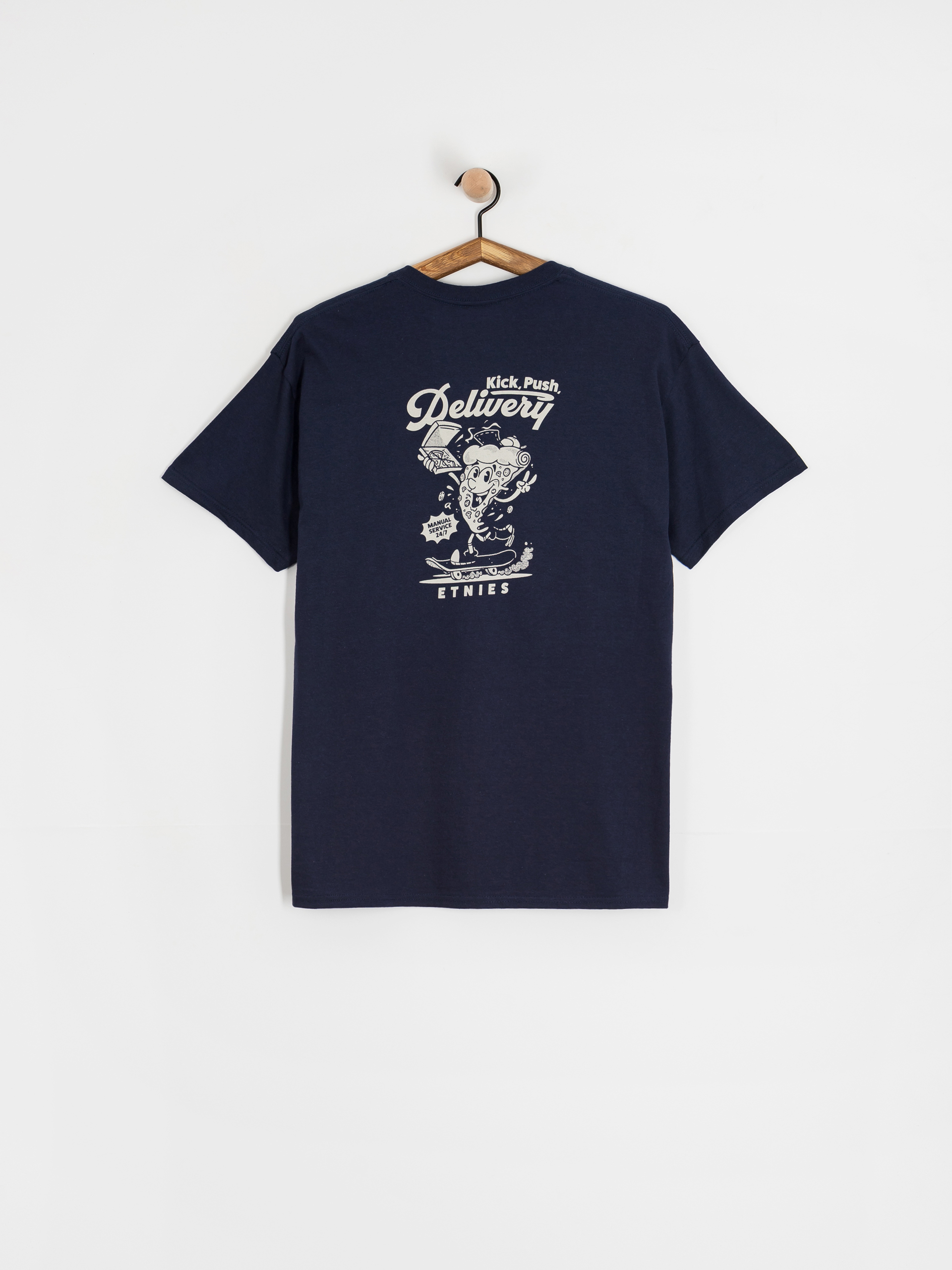 Тениска Etnies Kick Push (navy/tan)