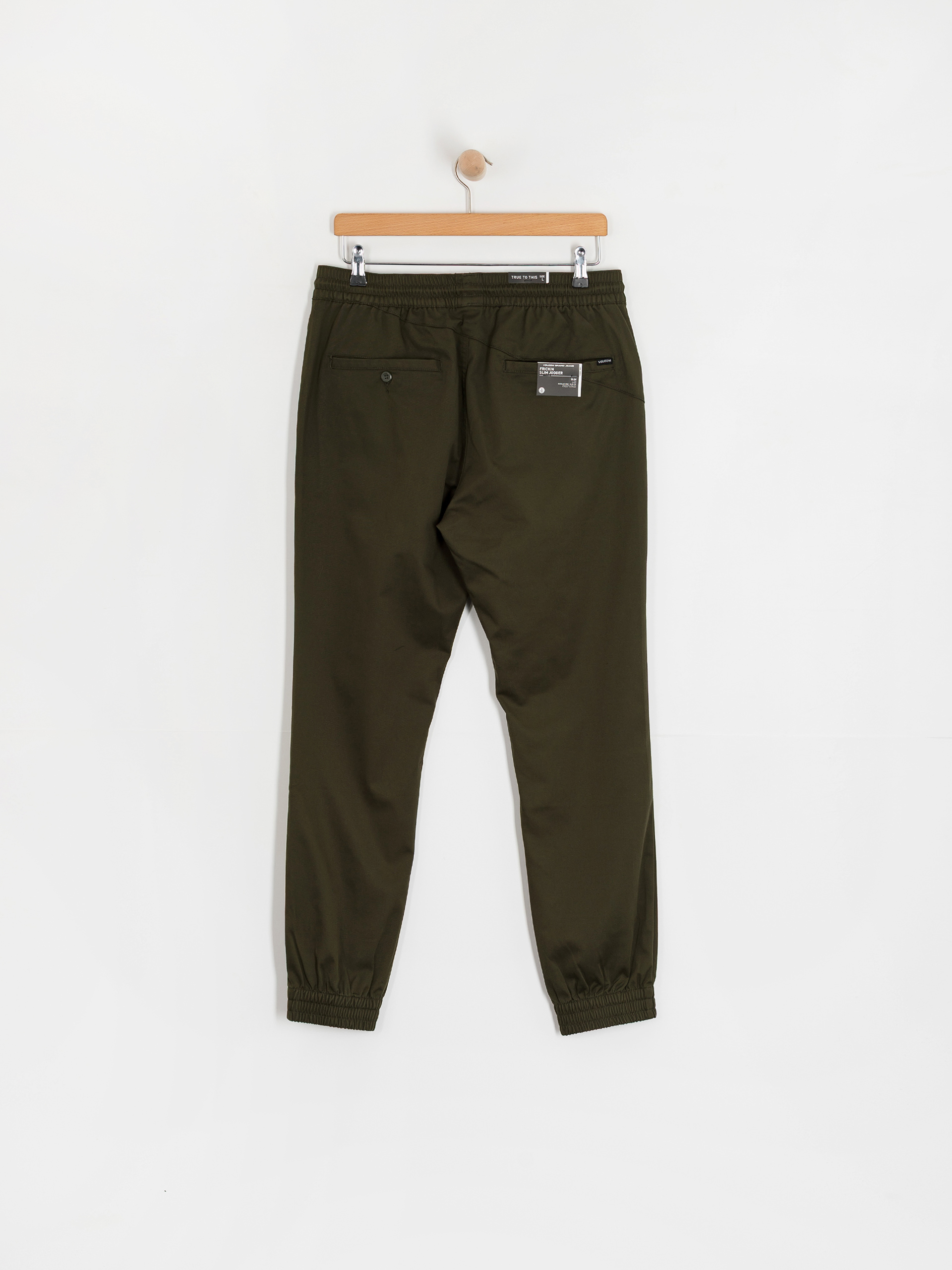 Панталони Volcom Frickin Slim Jogger (dark green)