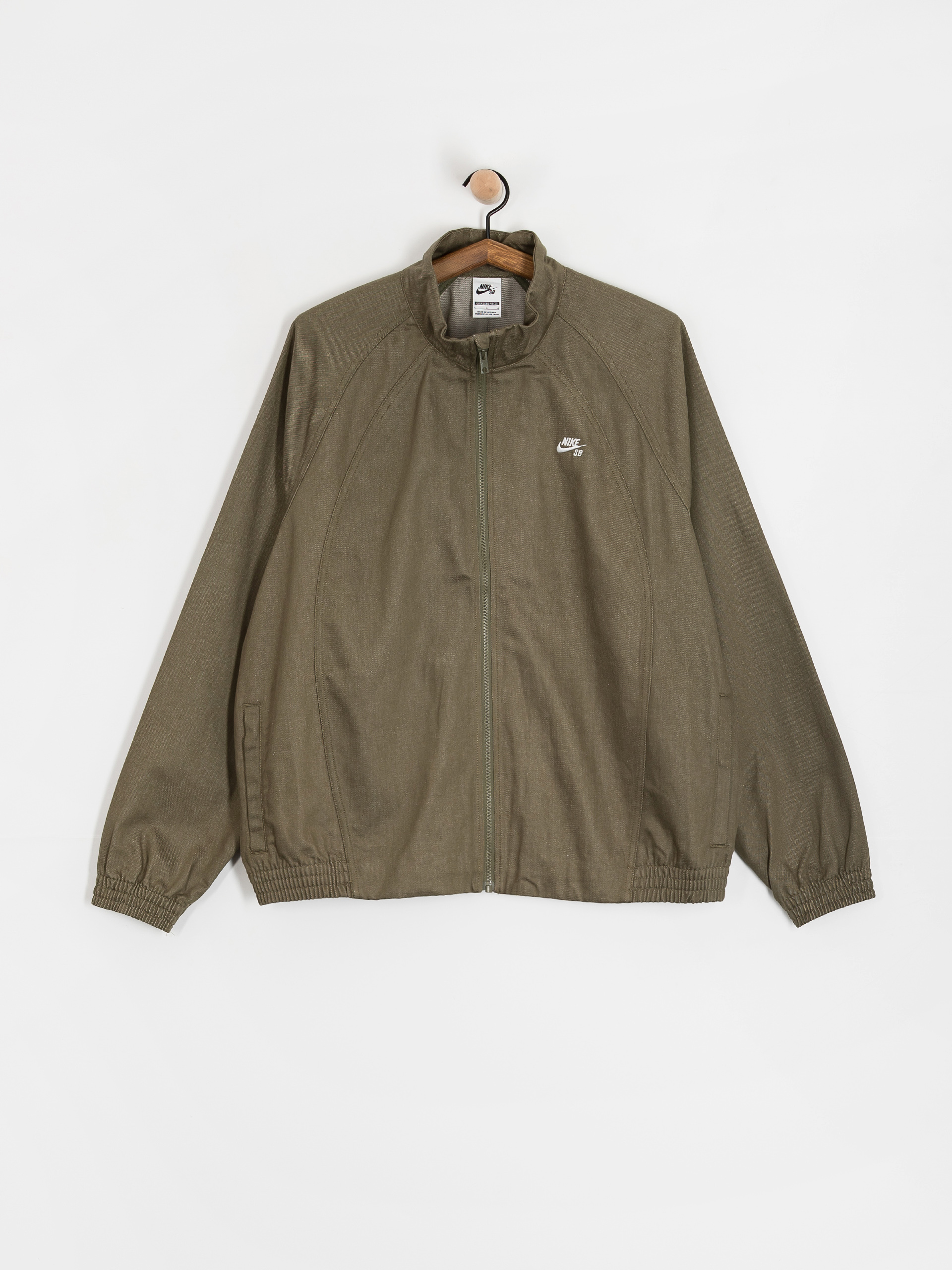 Яке Nike SB Denim FZ Trak (medium olive/white)