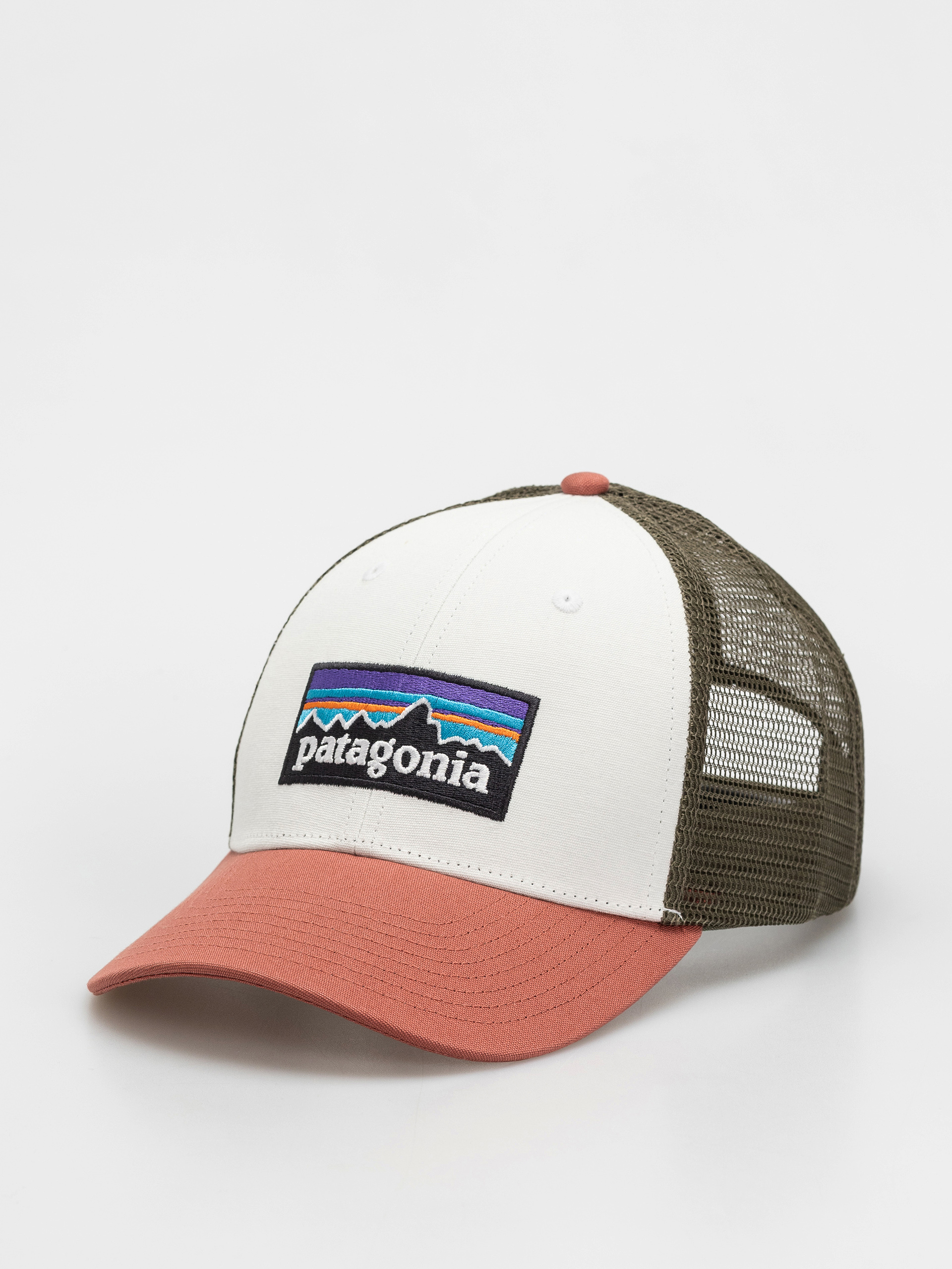 Шапка с козирка Patagonia P 6 Logo LoPro Trucker (birch white)