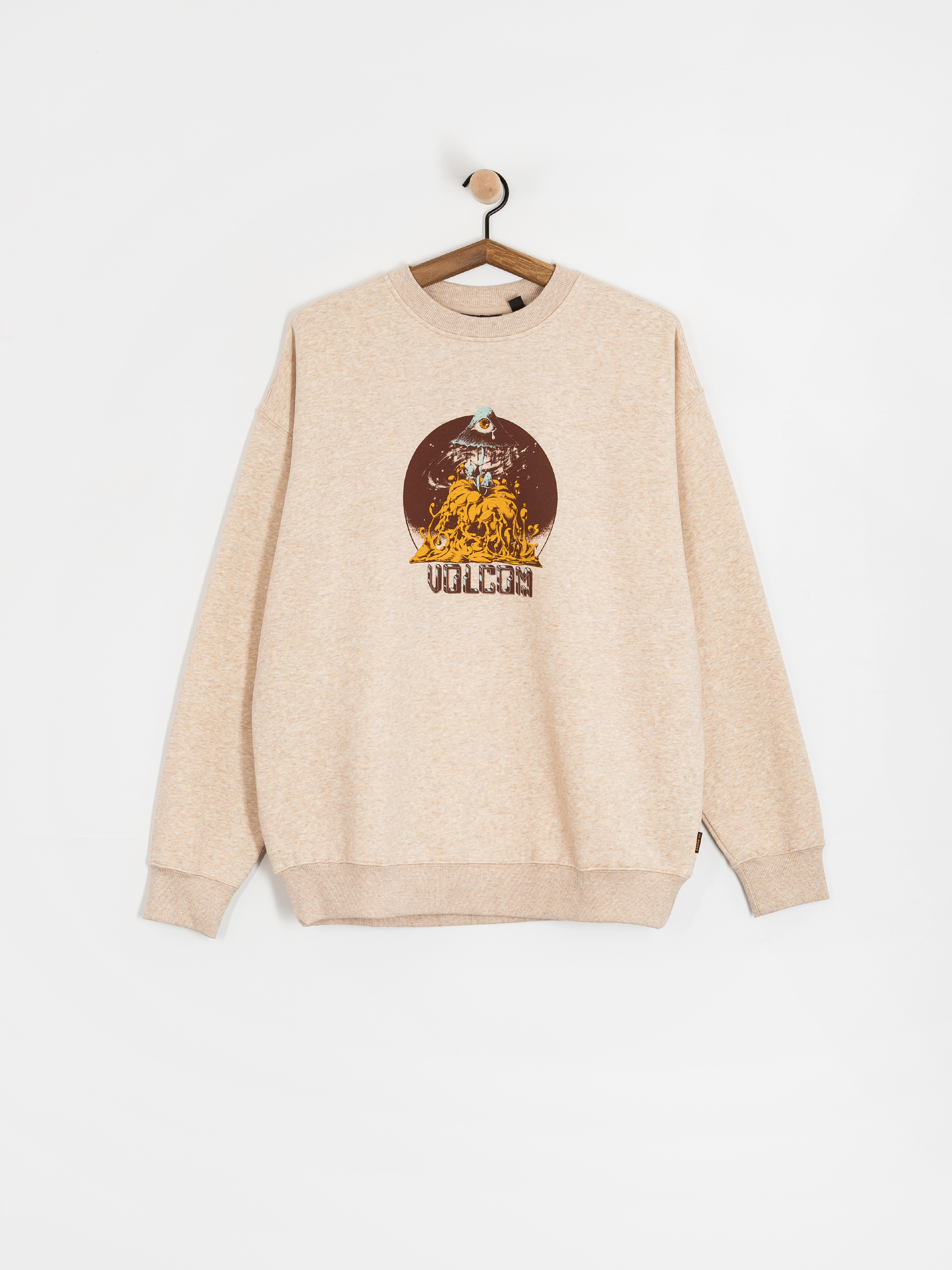 Суитшърт Volcom Fa Callum Rooney Crew (dust heather)