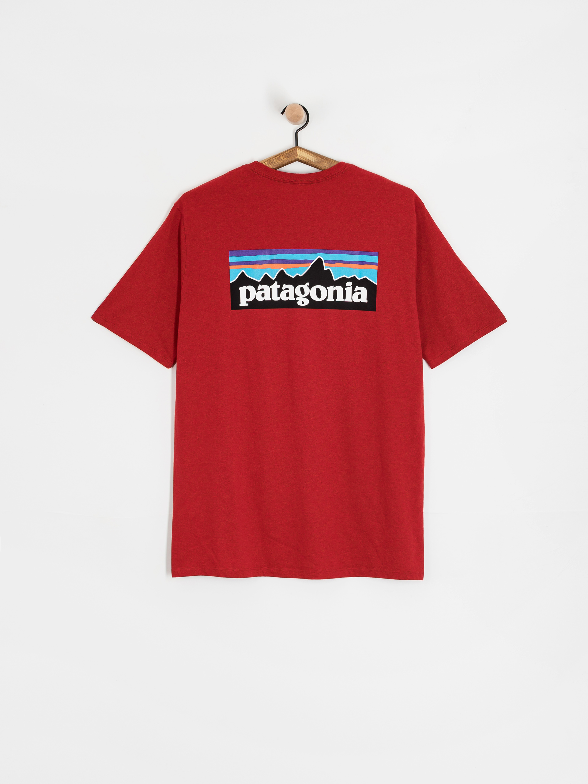 Тениска Patagonia P 6 Logo Responsibili (amanita red)