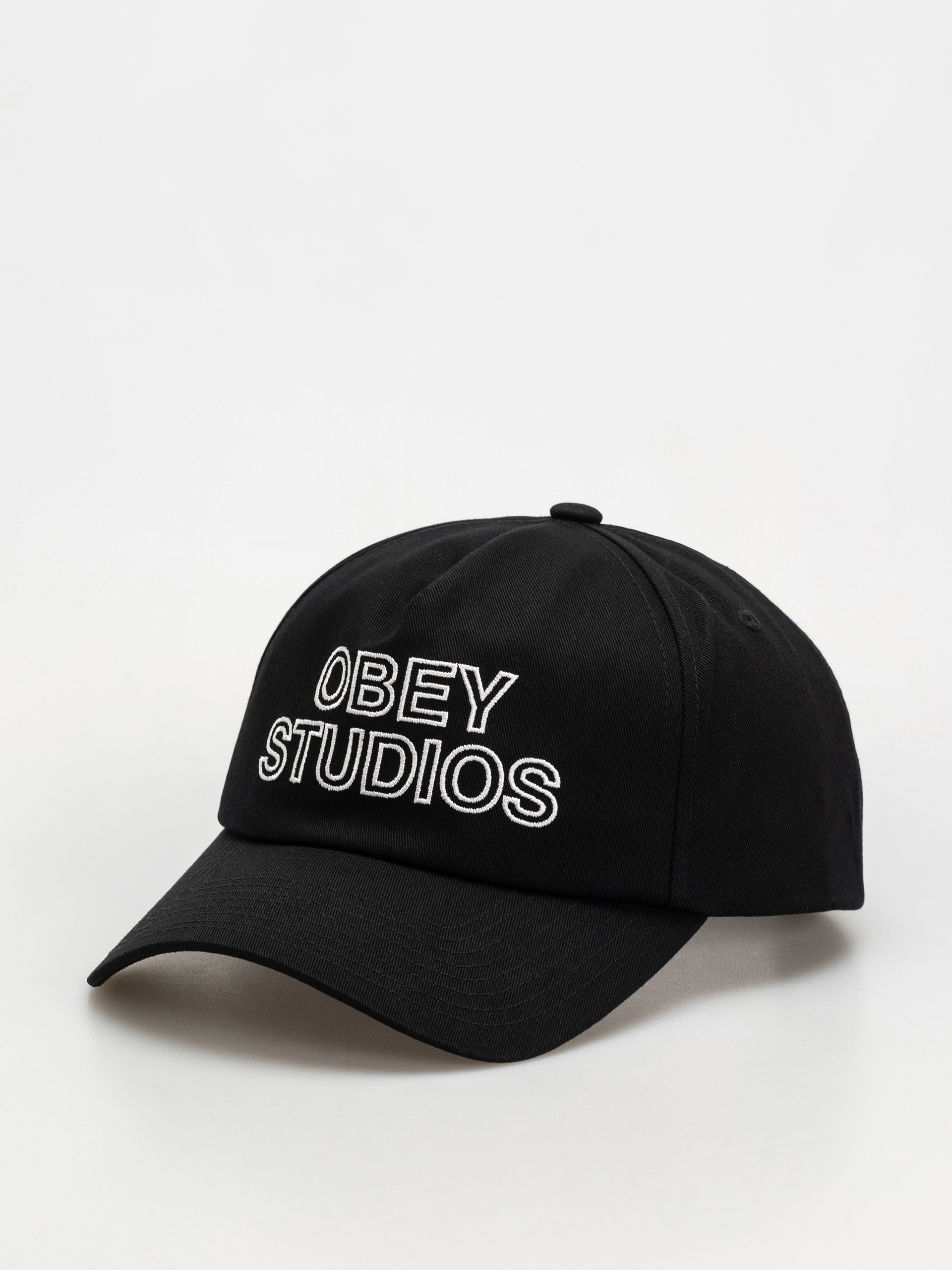Шапка с козирка OBEY Obey Studios 5 Panel Strapback (black)