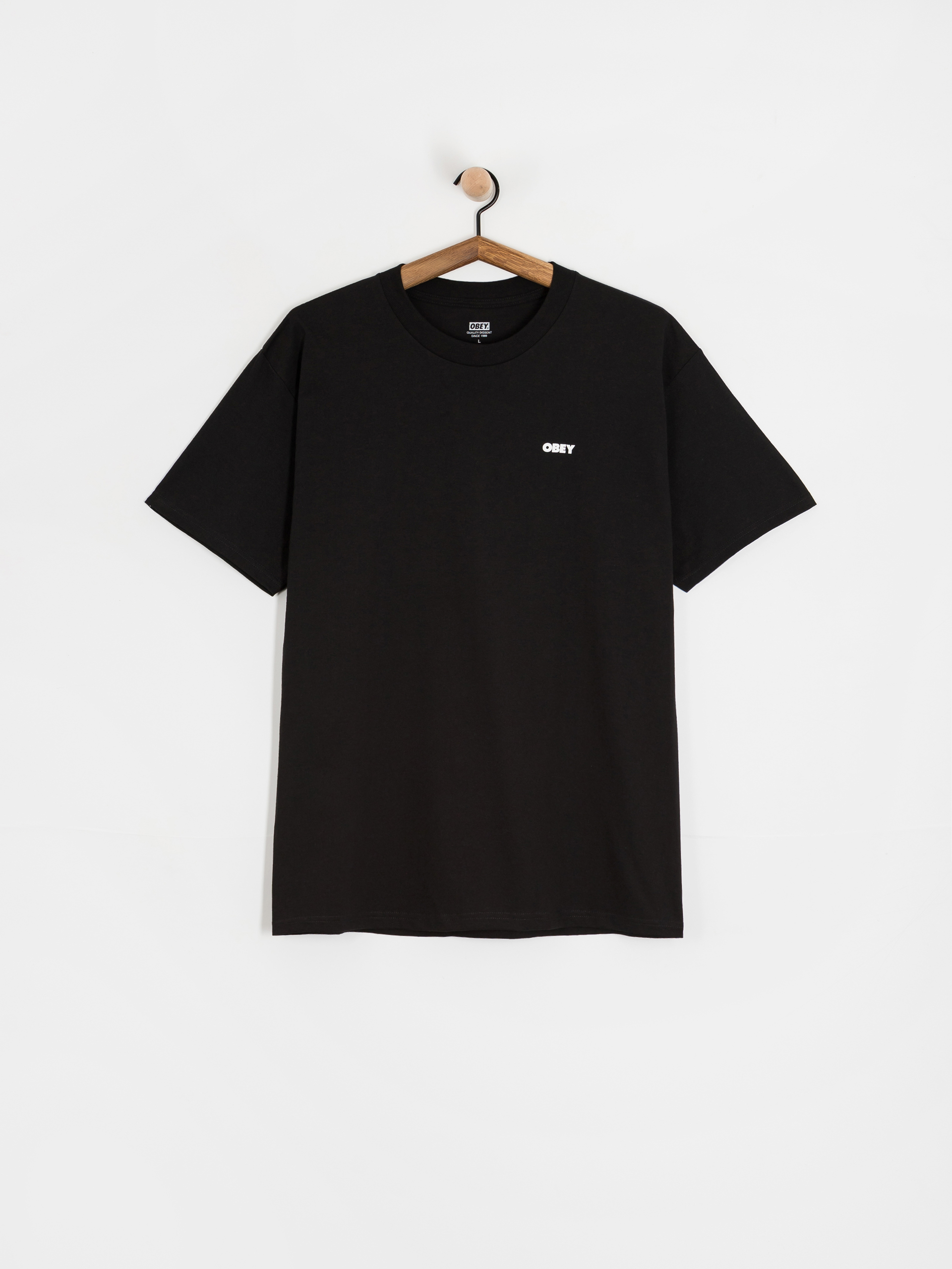 Тениска OBEY Obey Quarter Icon (black)