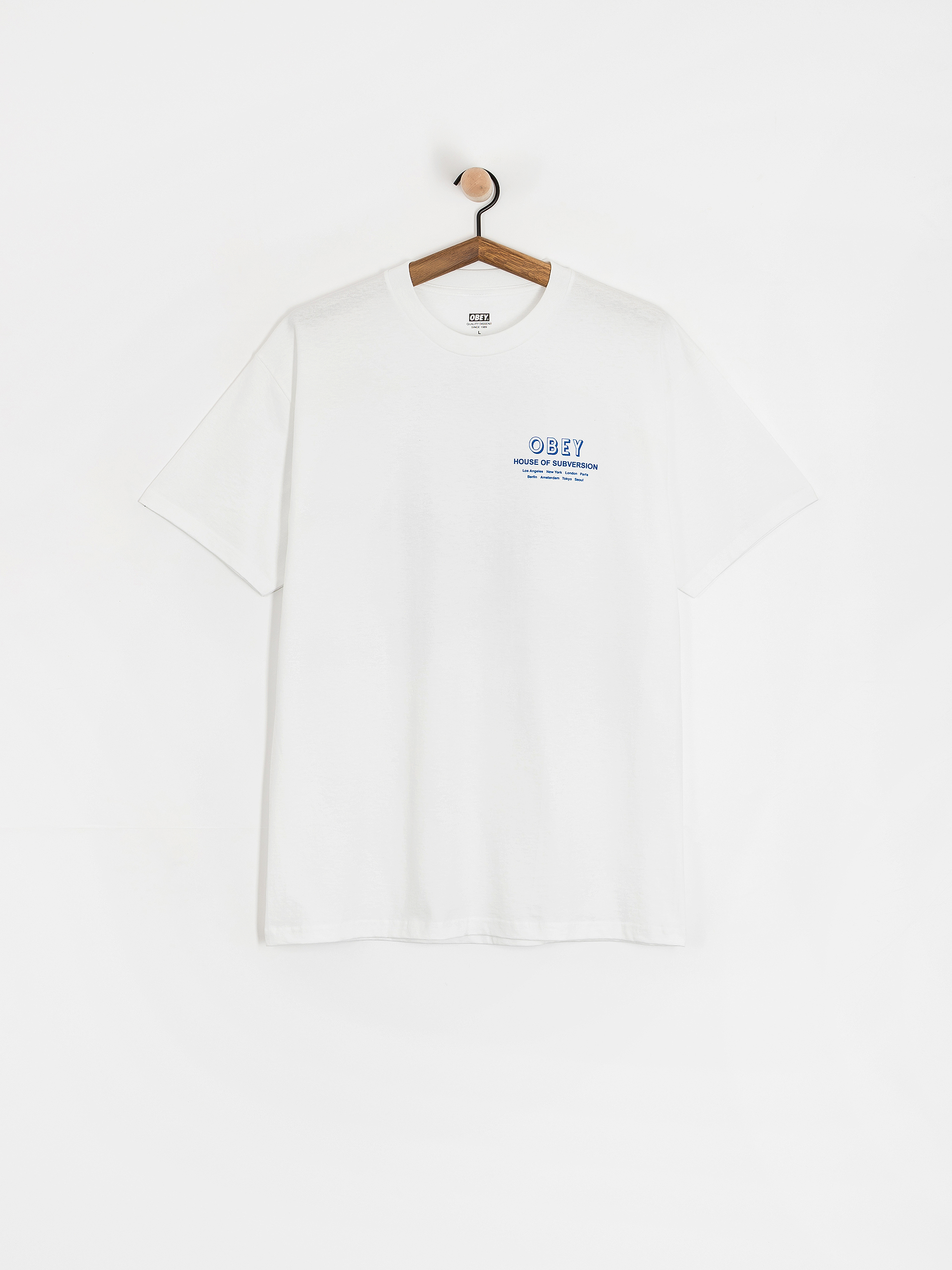 Тениска OBEY Obey House Of Subversion (white)