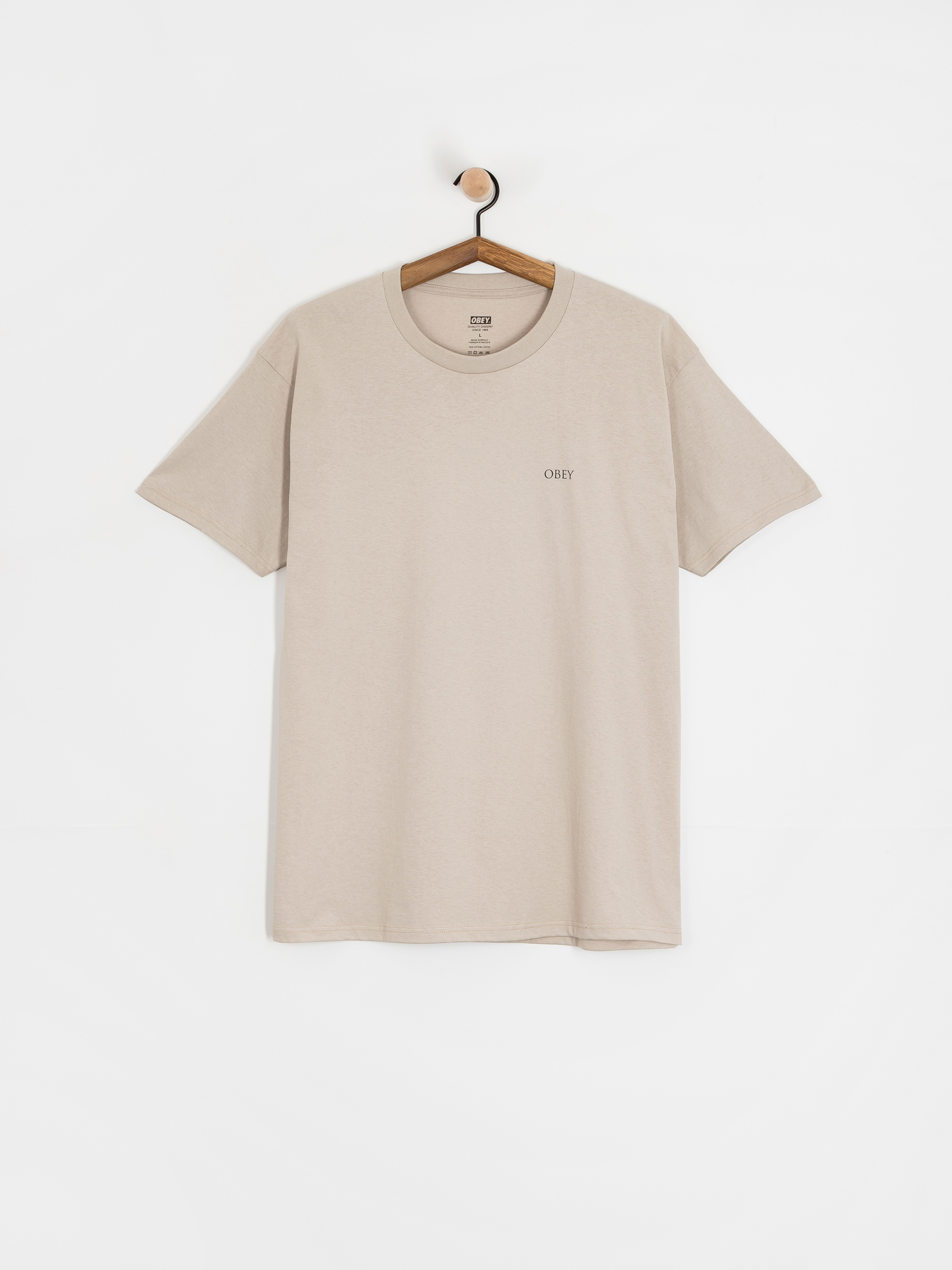 Тениска OBEY Obey Peace & Justice Statue (silver grey)