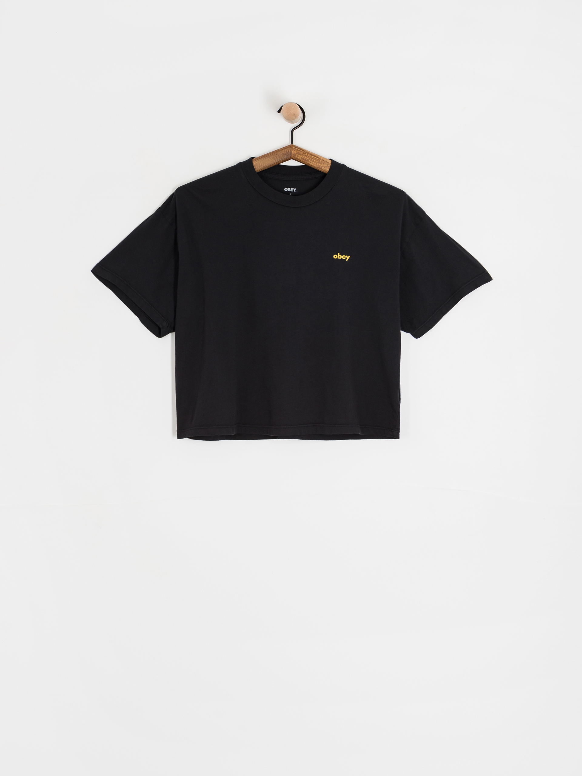 Тениска OBEY Obey Listen To The Best Wmn (digital black)