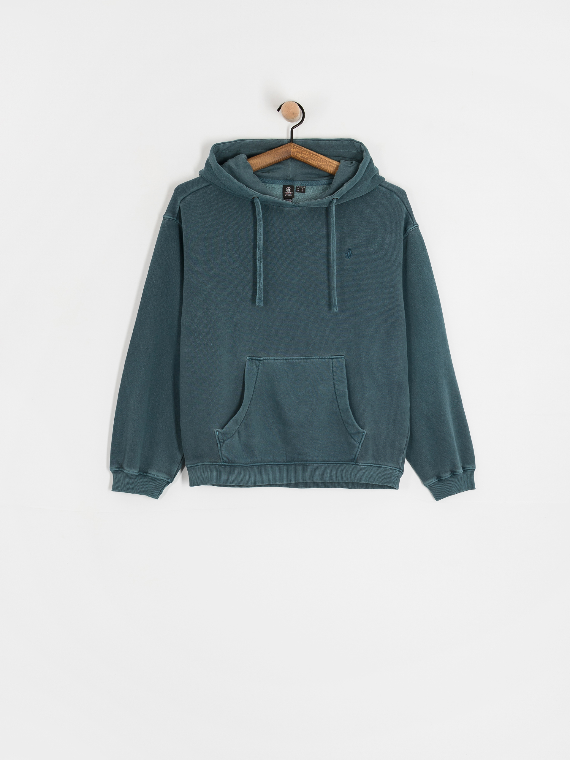 Суитшърт с качулка Volcom Stone Soft HD Wmn (emerald green)