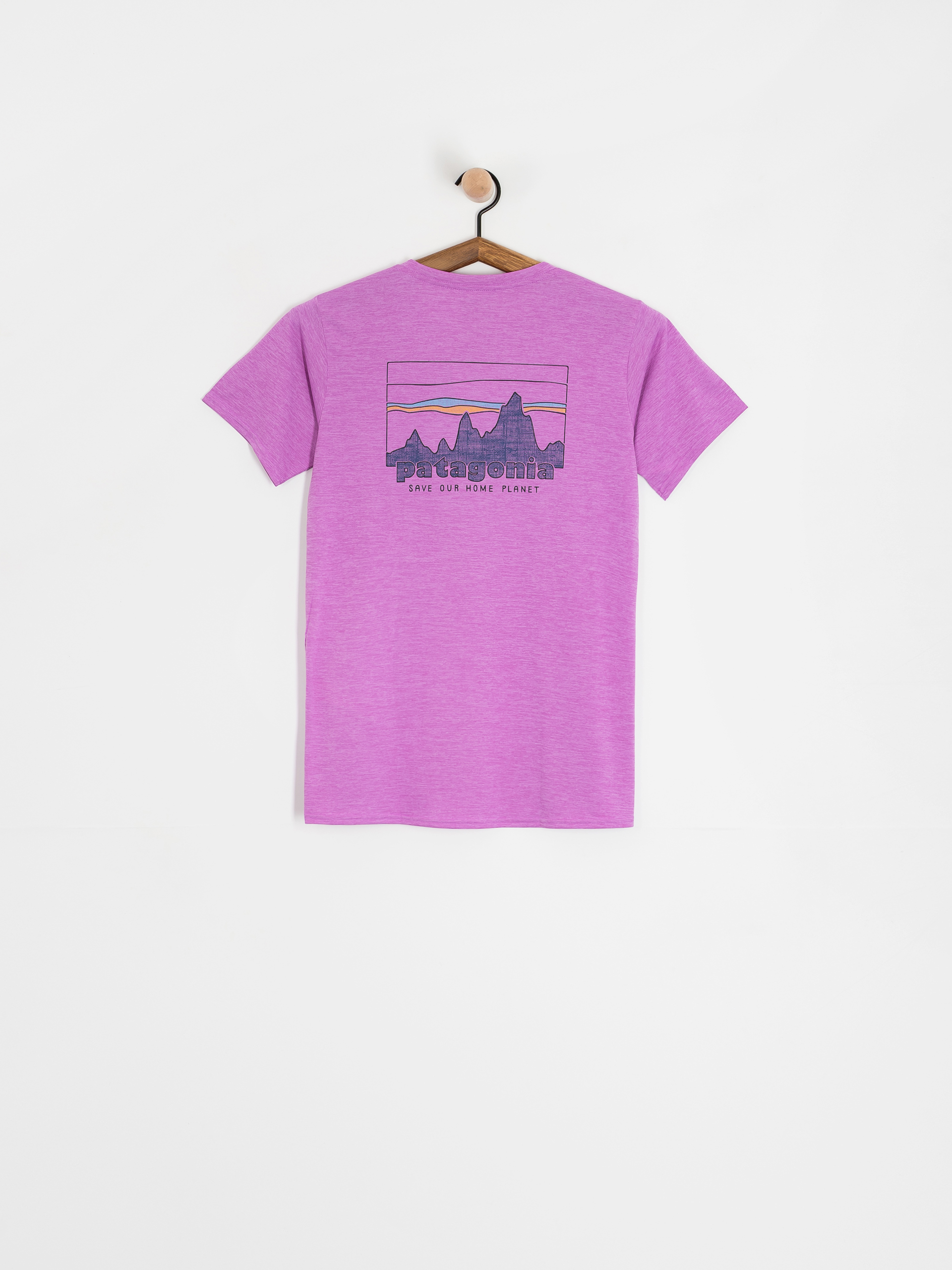 Тениска Patagonia Cap Cool Daily Graphic Wmn (73 skyline brisk purple x-dye)