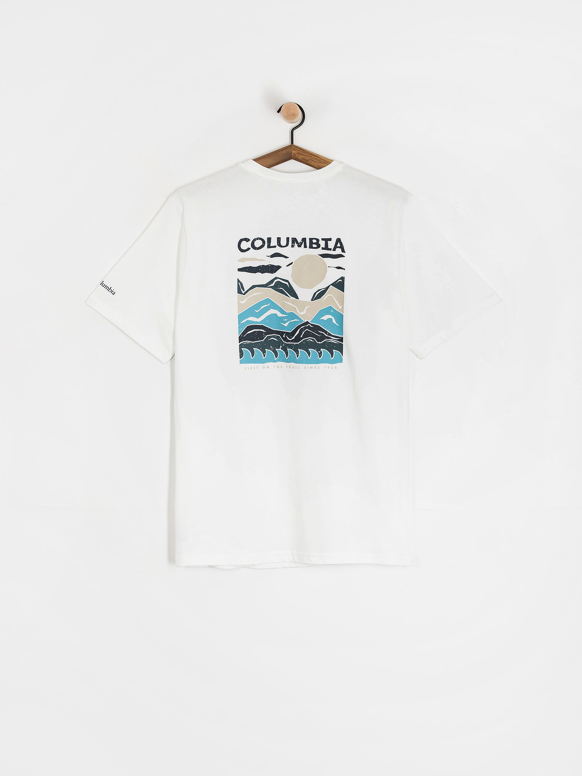 Тениска Columbia Explorers Canyon (white/peaks and waves)