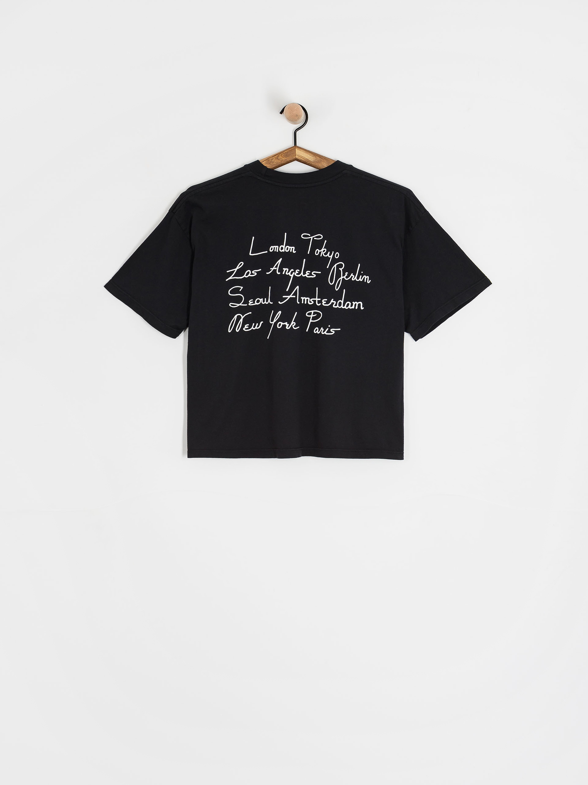 Тениска OBEY Obey Scripty Cities Wmn (digital black)