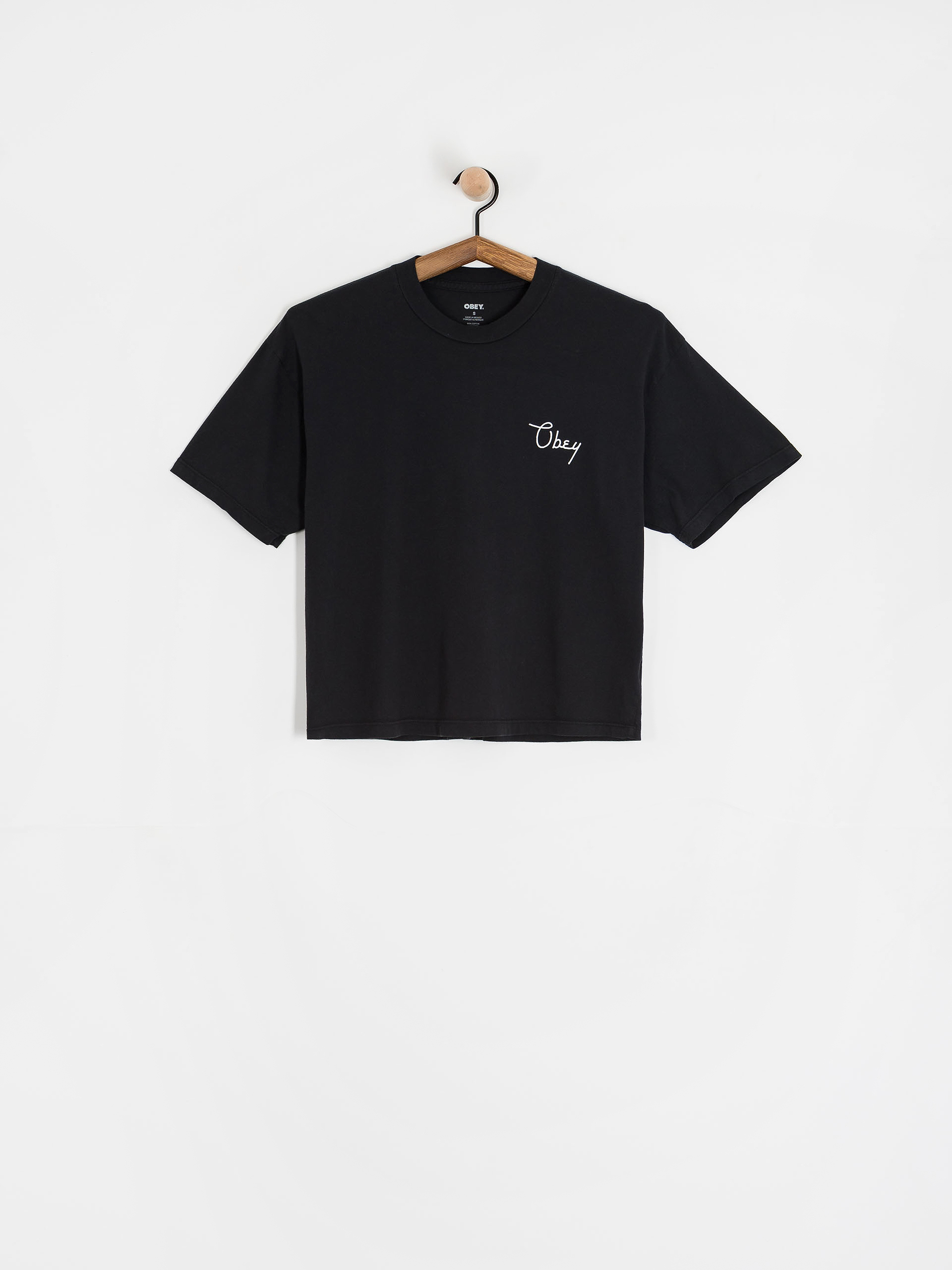 Тениска OBEY Obey Scripty Cities Wmn (digital black)