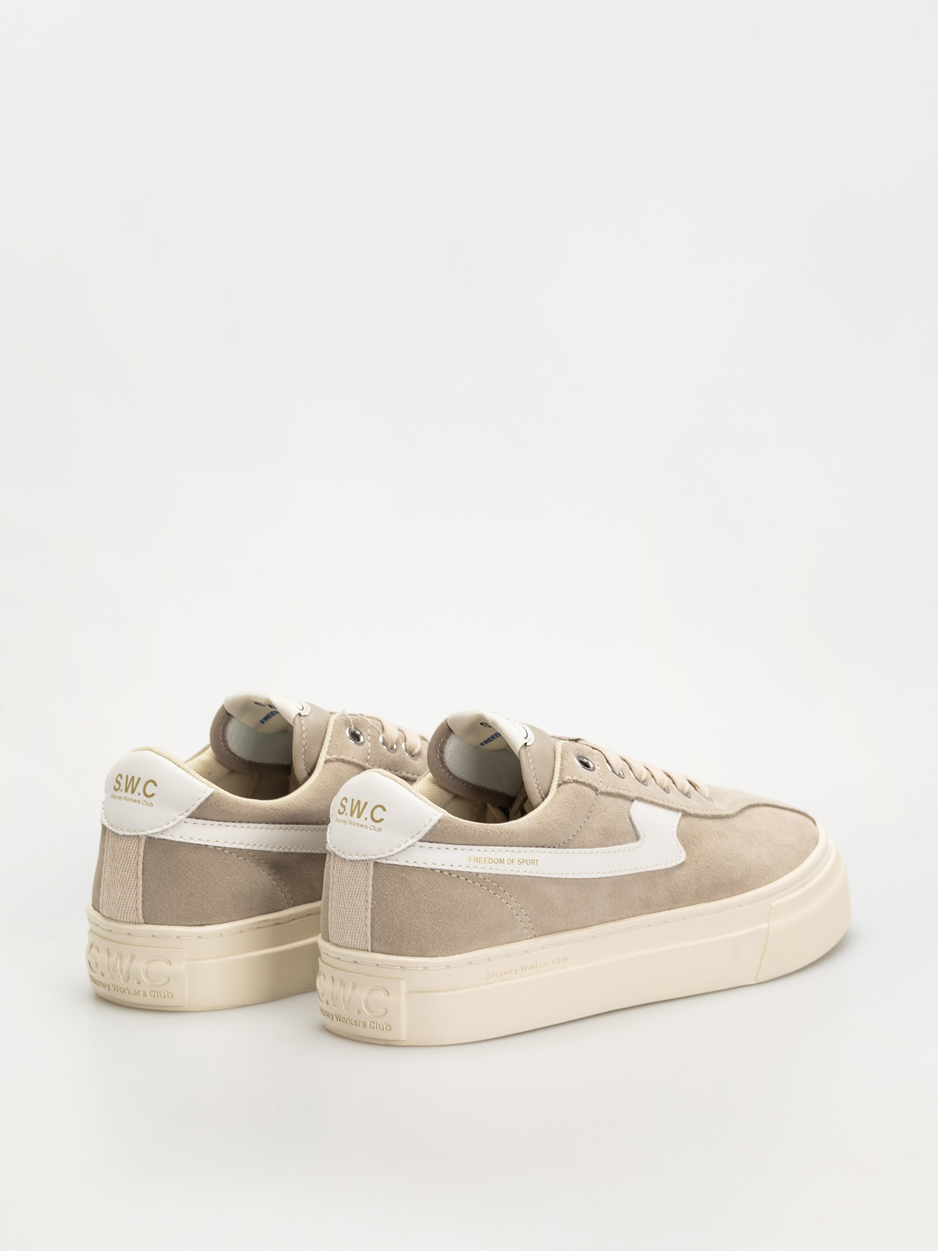 Обувки Stepney Workers Club Dellow S-Strike (suede lt grey/white)