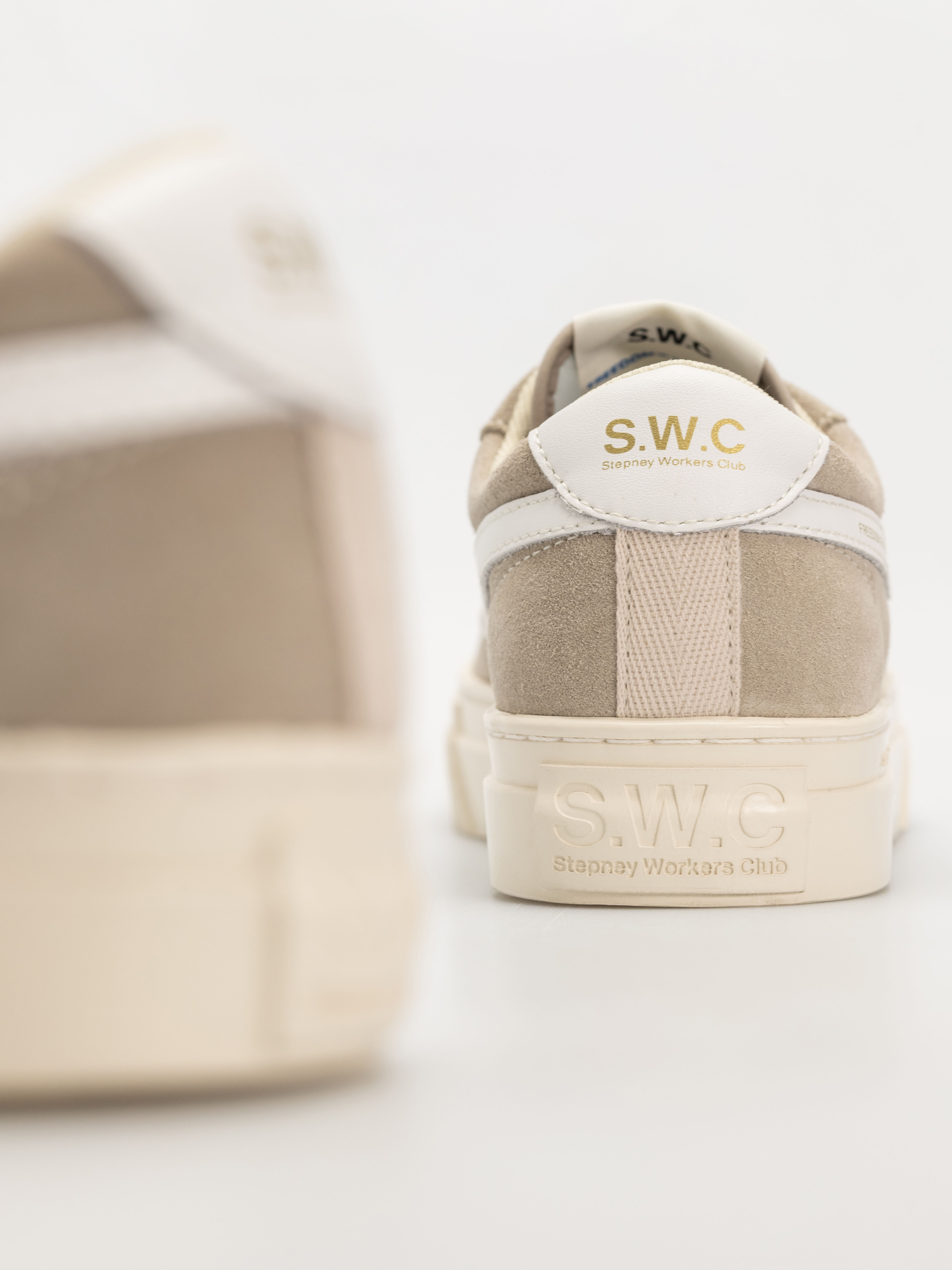 Обувки Stepney Workers Club Dellow S-Strike (suede lt grey/white)