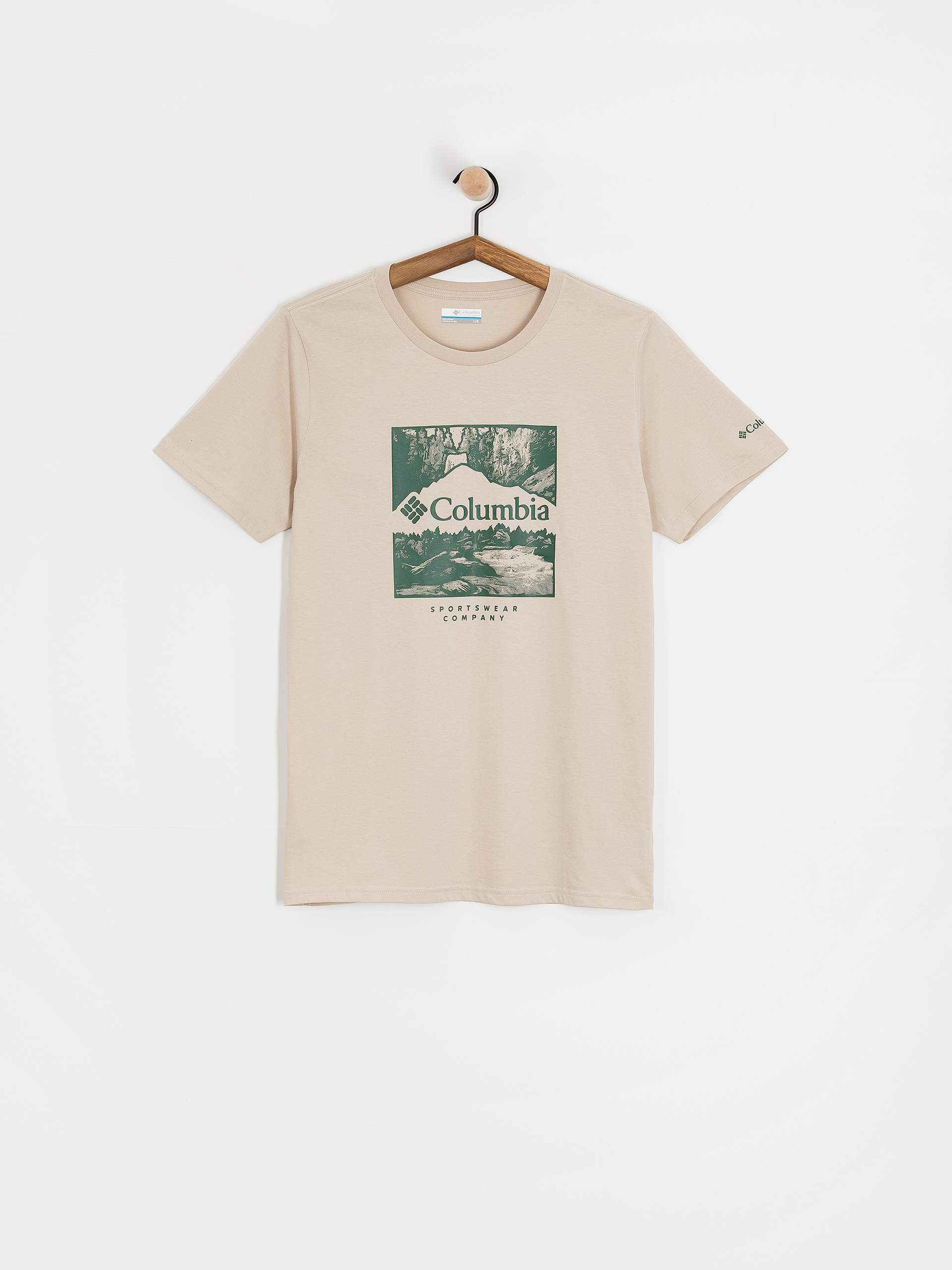 Тениска Columbia Csc Seasonal Logo (dark stone/waterscape)