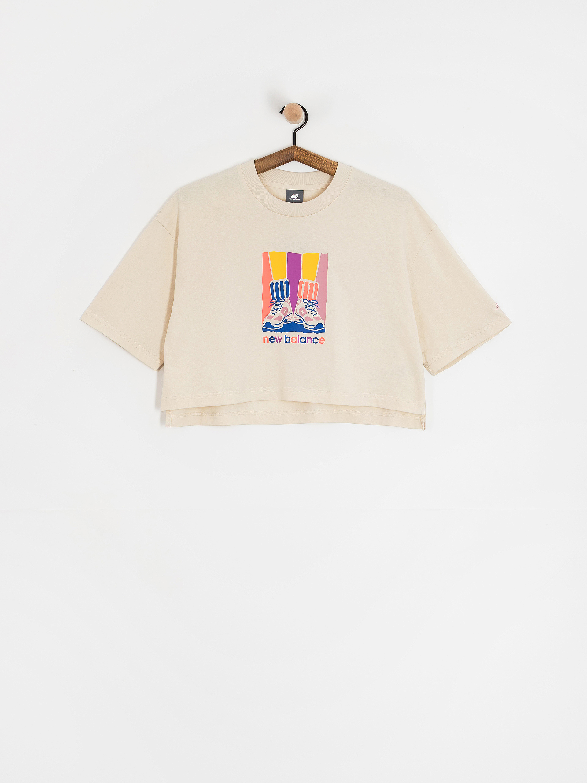 Тениска New Balance Athletics Gradient Shoes Wmn (beige)