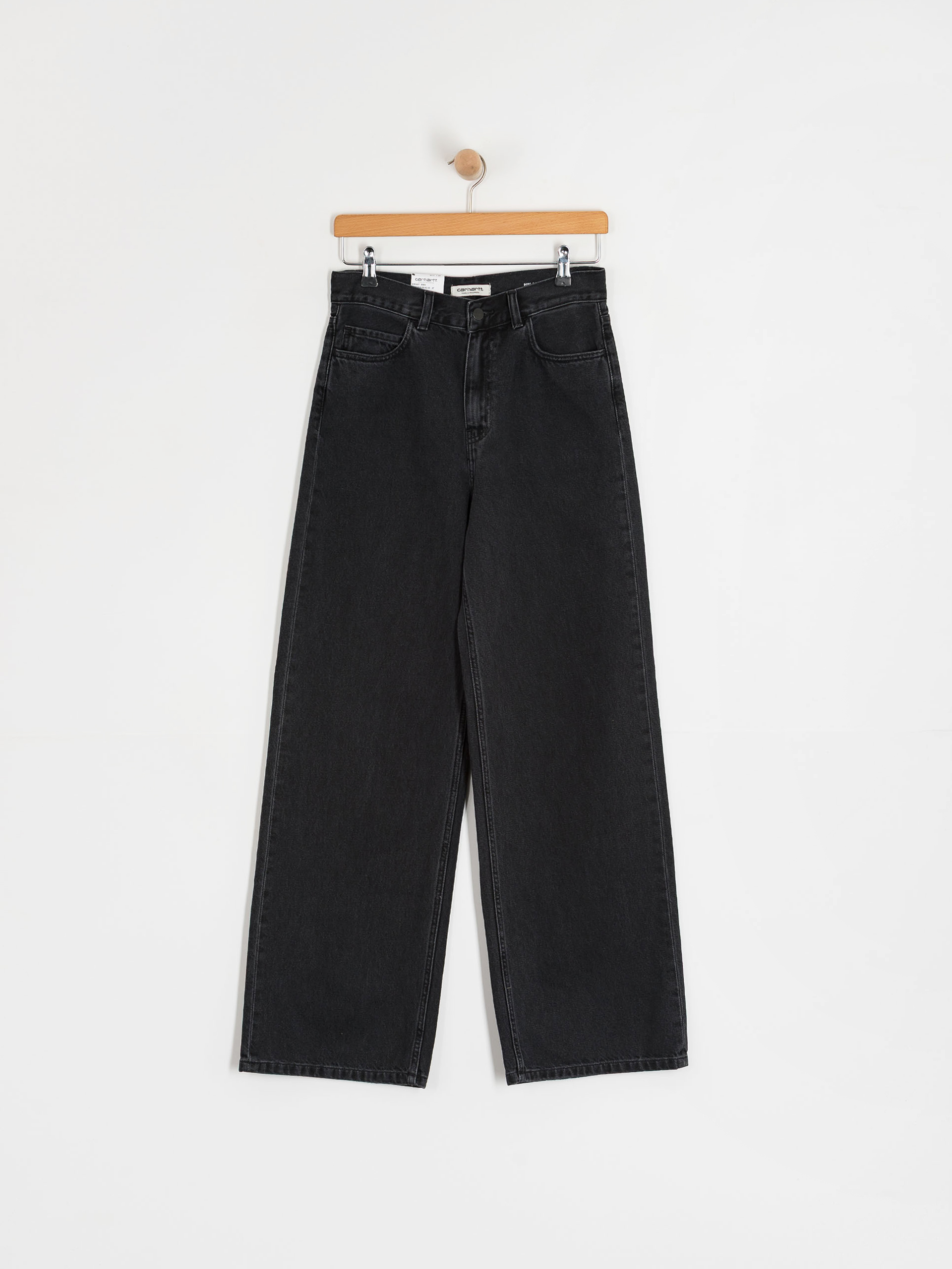 u041fu0430u043du0442u0430u043bu043eu043du0438 Carhartt WIP Jane Wmn (black/heavy stone wash)
