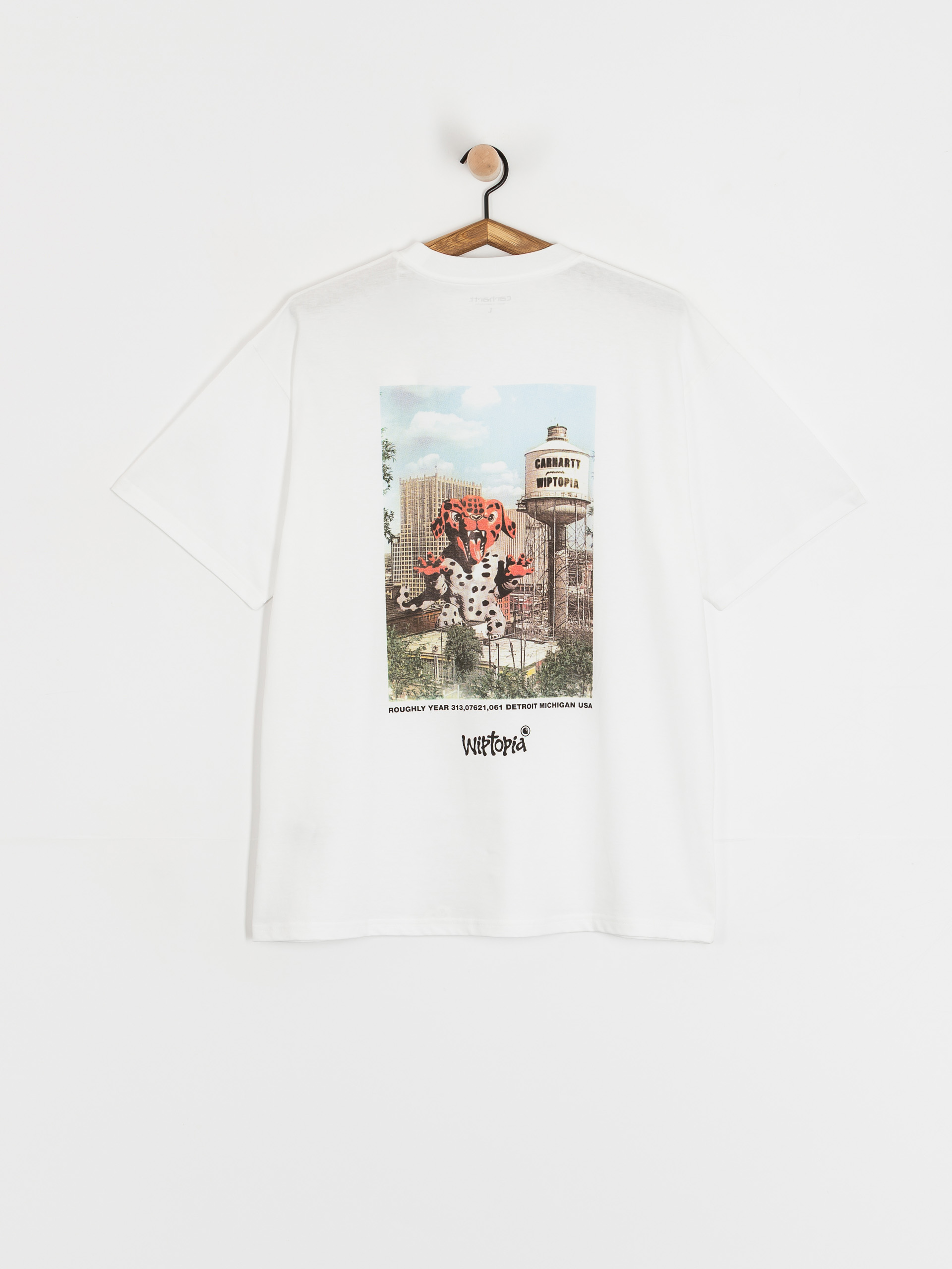 Тениска Carhartt WIP Wiptopia (white)