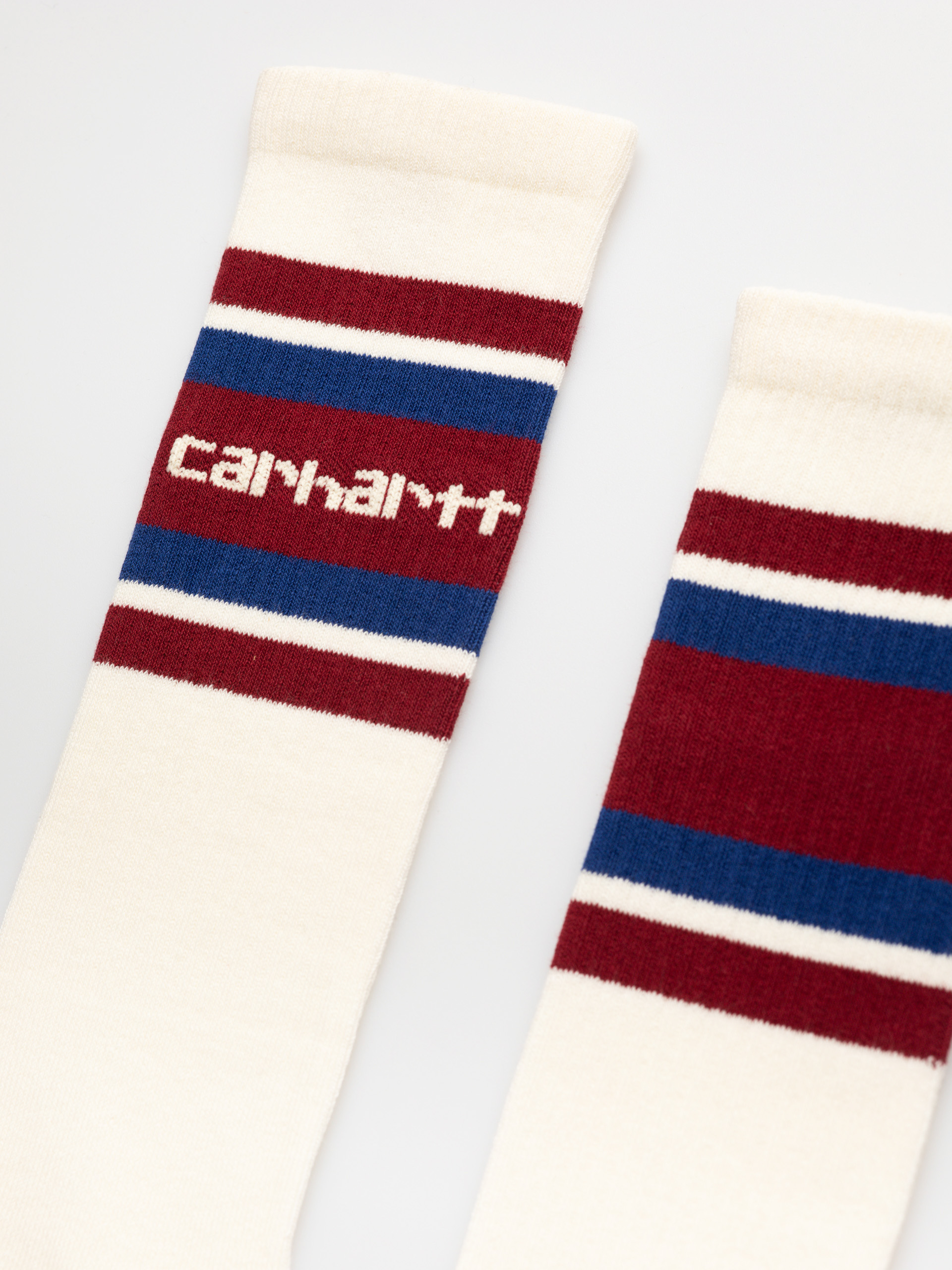 Чорапи Carhartt WIP Connors (natural/scarlet/wolfsbane)