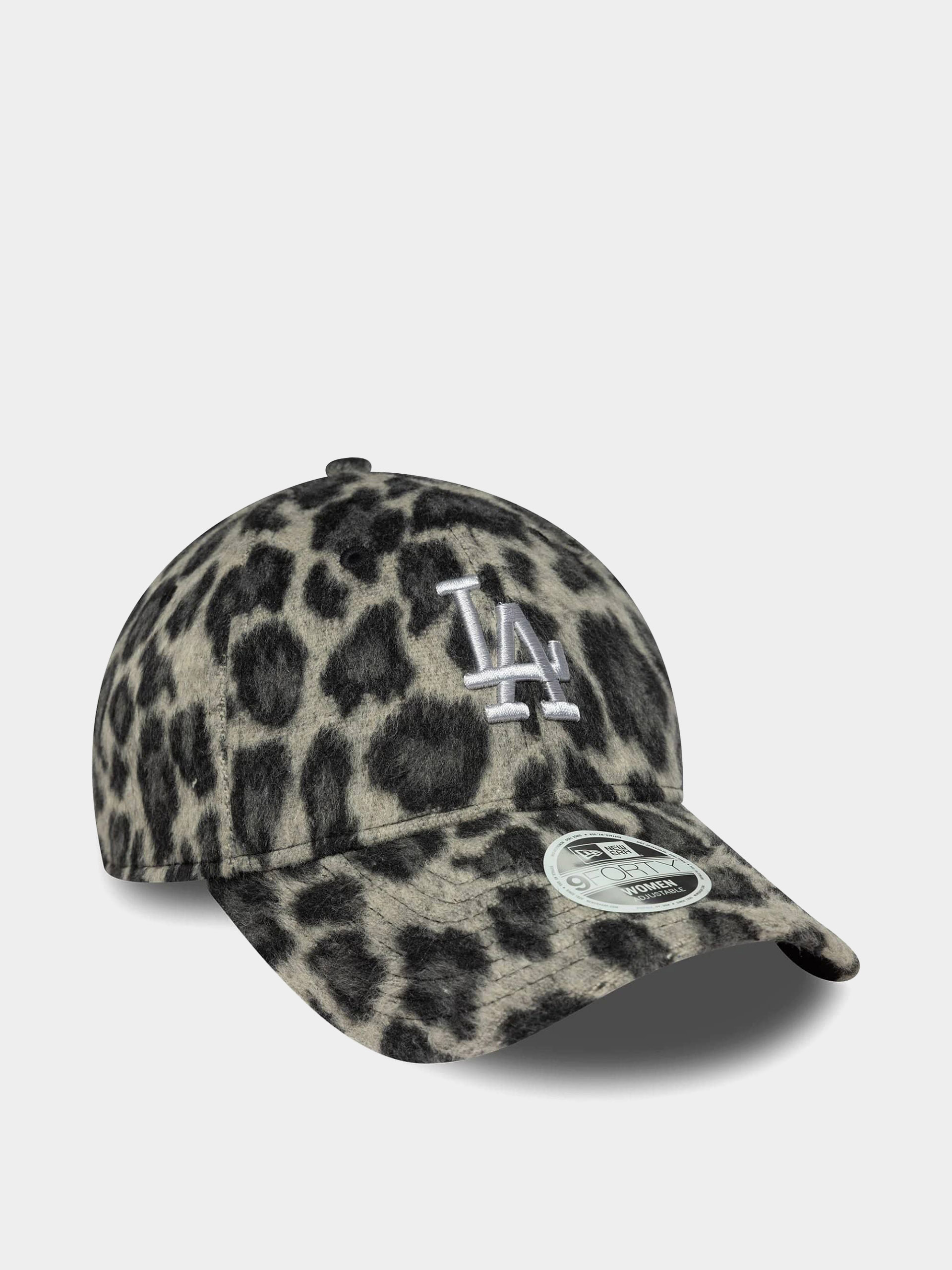 Шапка с козирка New Era Cosy Animal 9Forty Los Angeles Dodgers Wmn (dark grey/black)