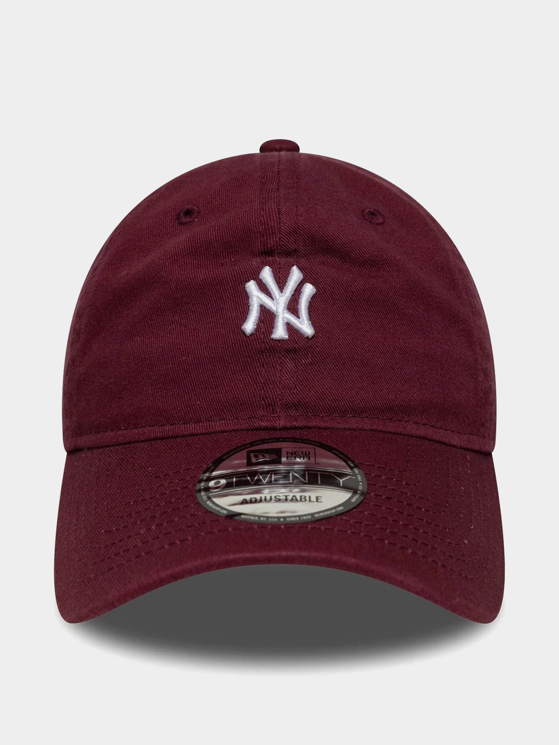 Шапка с козирка New Era Mini Logo 9Twenty New York Yankees (burgundy)