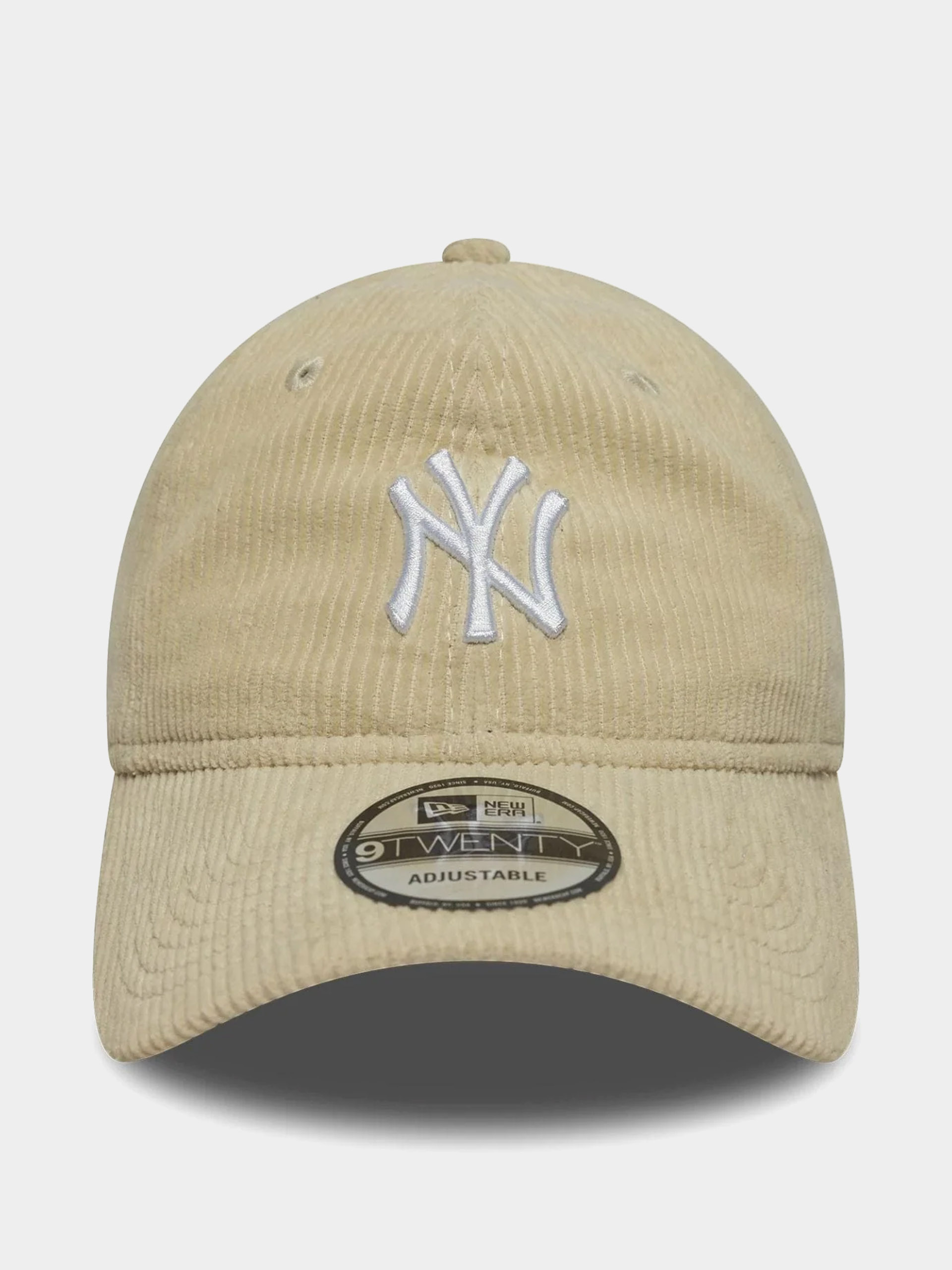 Шапка с козирка New Era Cord 9Twenty New York Yankees (stone)