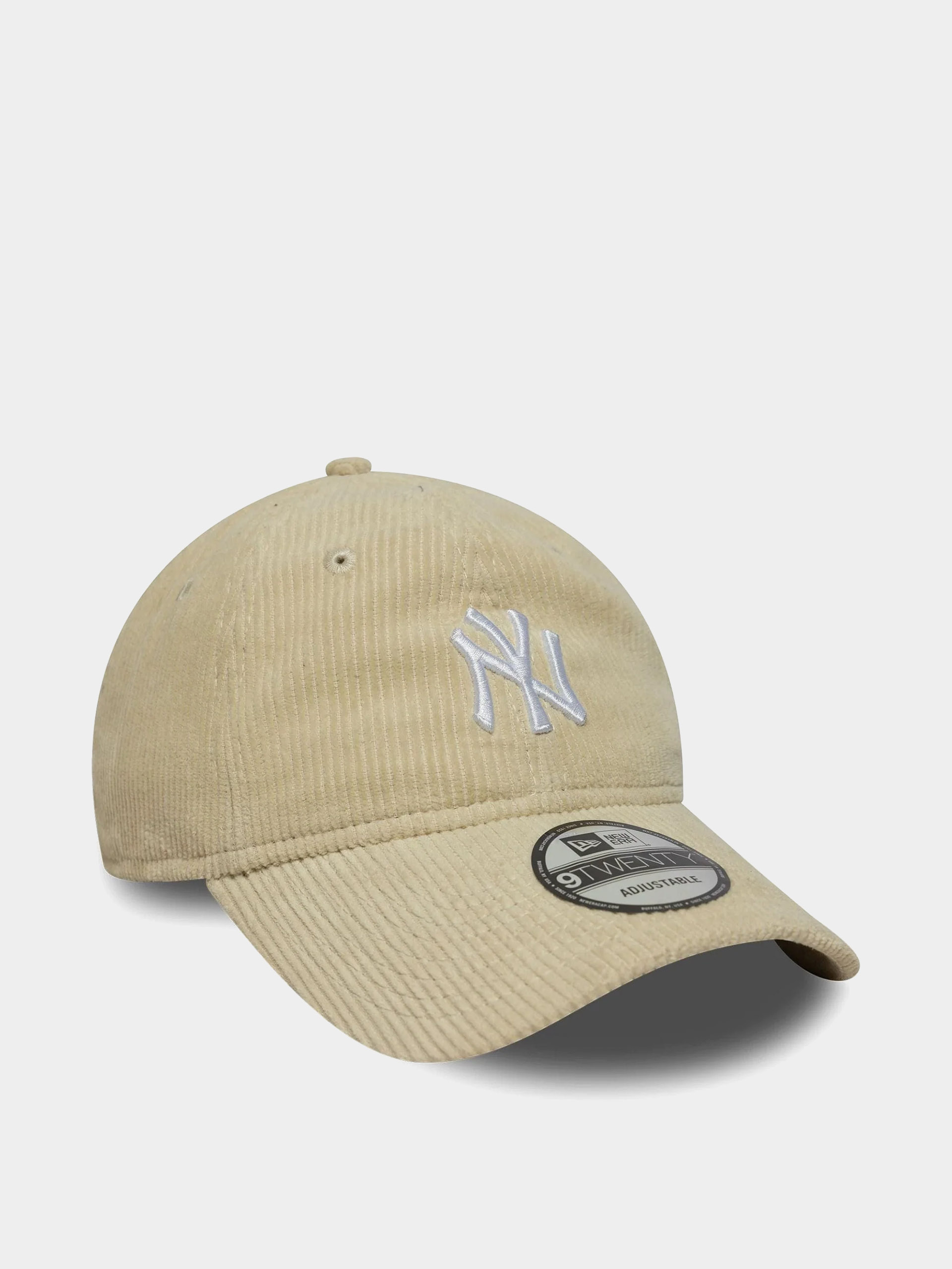 Шапка с козирка New Era Cord 9Twenty New York Yankees (stone)