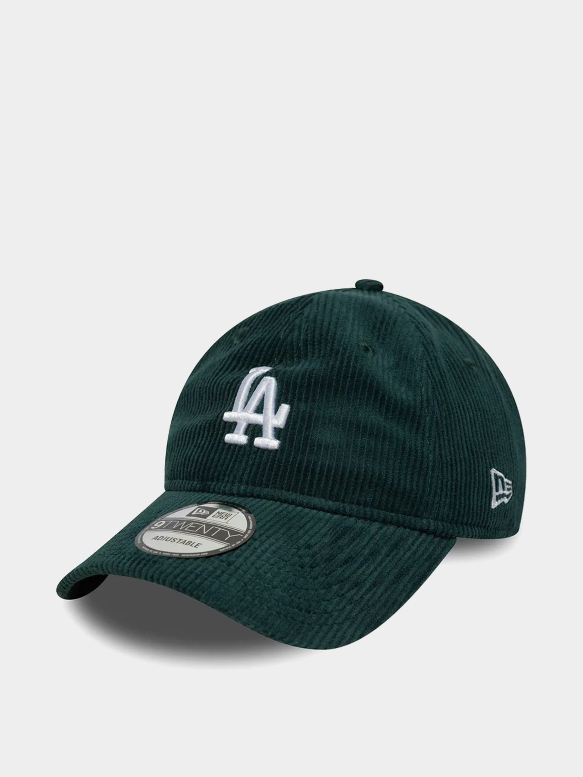 u0428u0430u043fu043au0430 u0441 u043au043eu0437u0438u0440u043au0430 New Era Cord 9Twenty Los Angeles Dodgers (dark green)